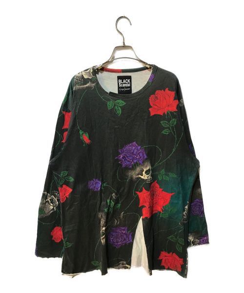 Yohji Yamamoto BLACK Scandal Yohji Yamamoto Skull & Rose Long Shirt Size US M / EU 48-50 / 2 - 1 Thumbnail