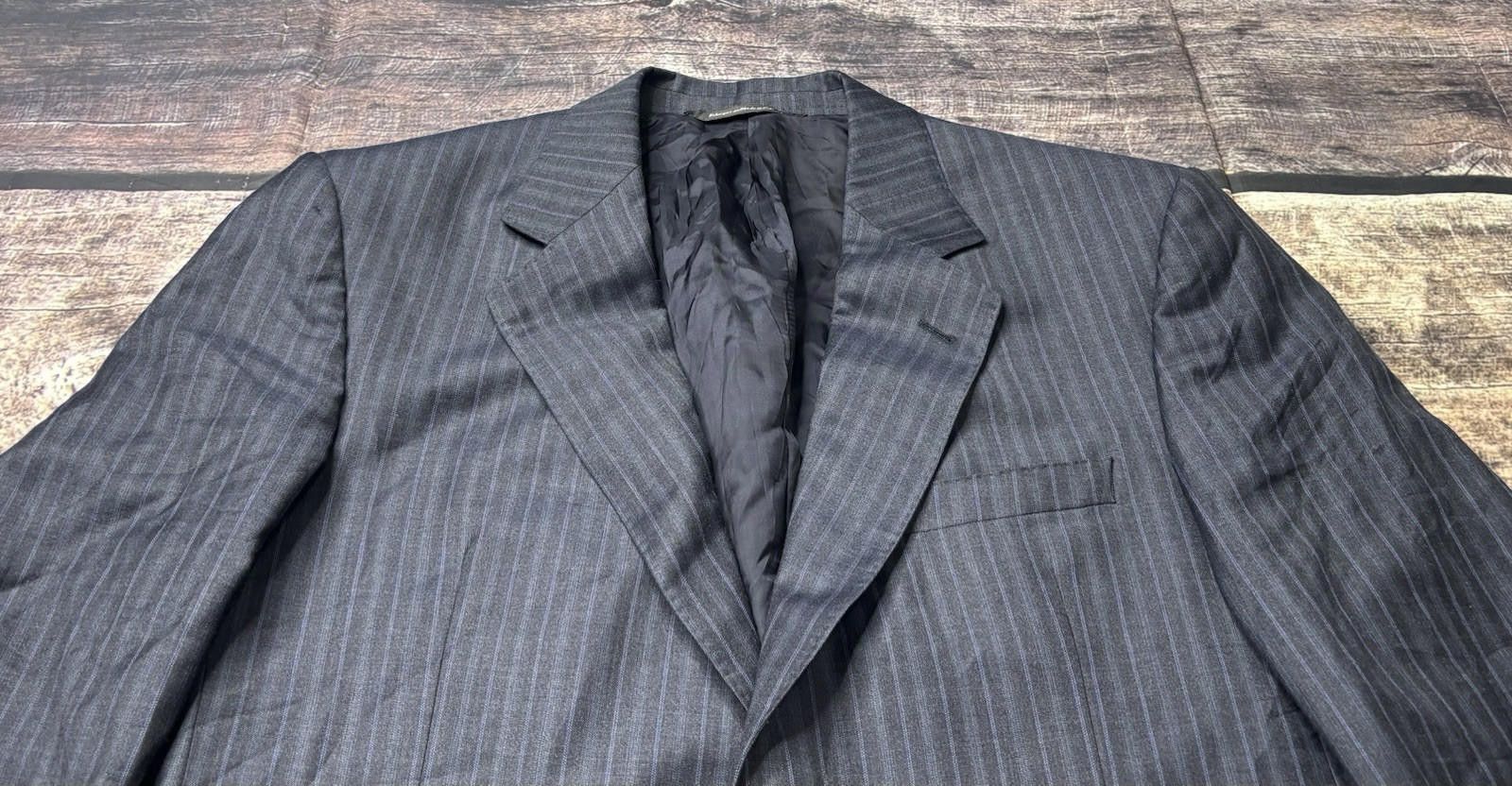 Ermenegildo Zegna Ermenegildo Zegna Blazer Jacket Men's 44 Wool Silk Coppley Size 44R - 4 Thumbnail