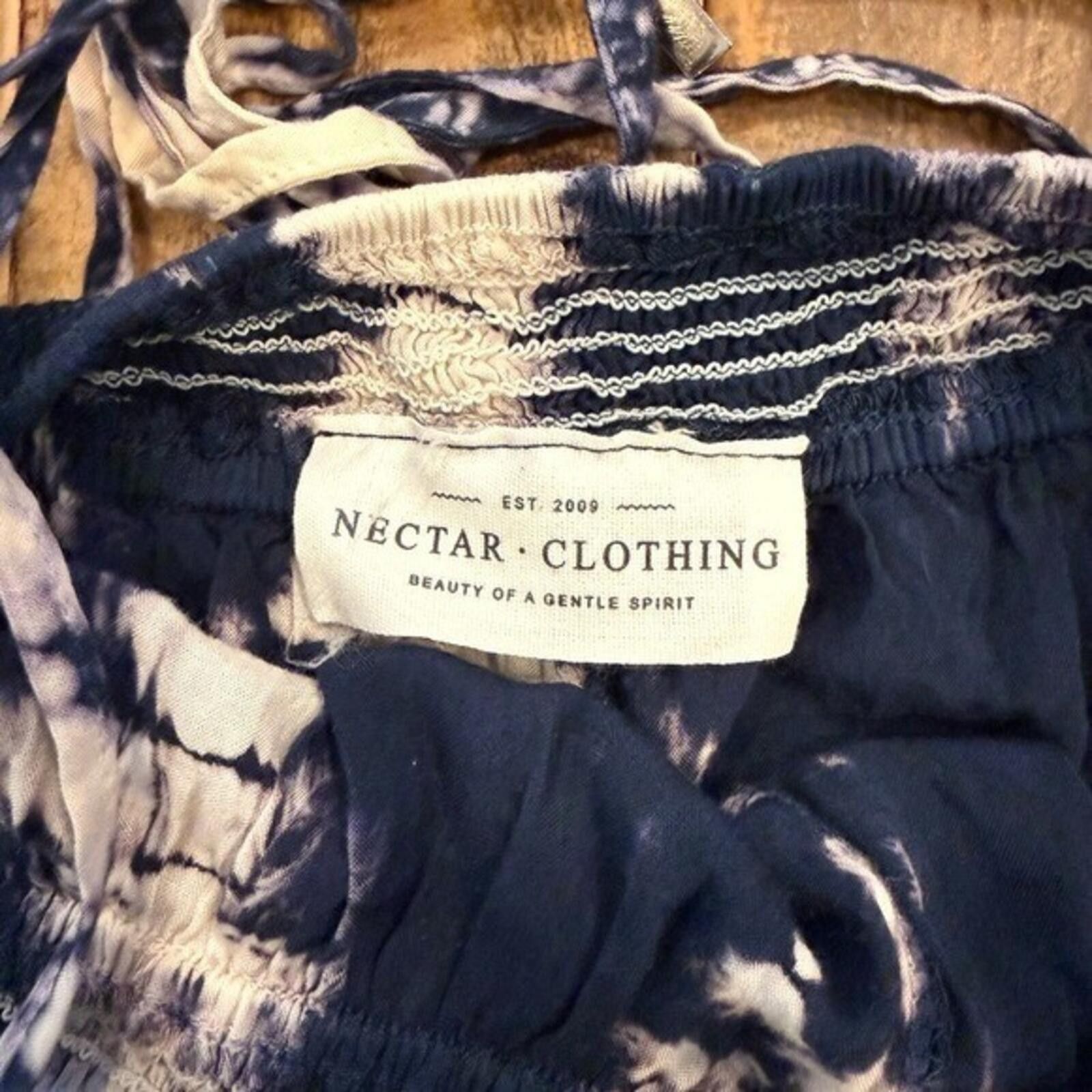 Other SoCal Nectar Clothing Blue White Tie Dye Halter Maxi Dress S Size S / US 4 / IT 40 - 7 Thumbnail