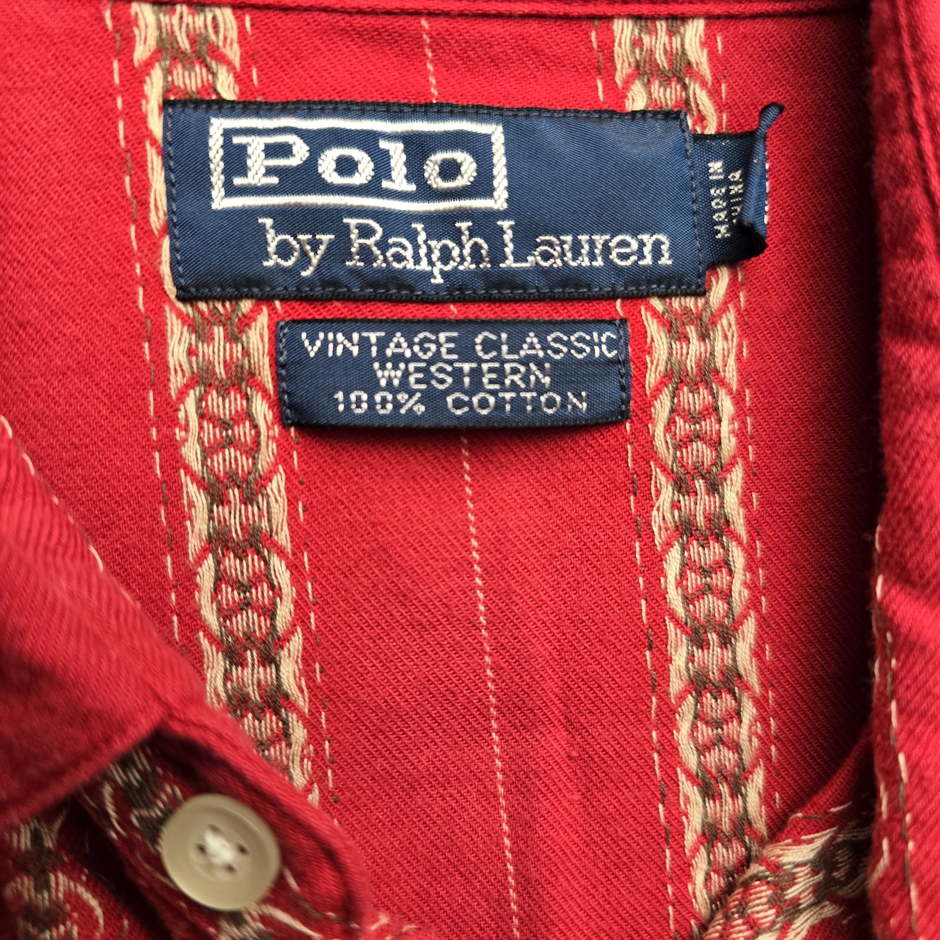 Polo Ralph Lauren Vintage Polo Ralph Lauren Classic Western Button Up Men's S Size US S / EU 44-46 / 1 - 6 Thumbnail