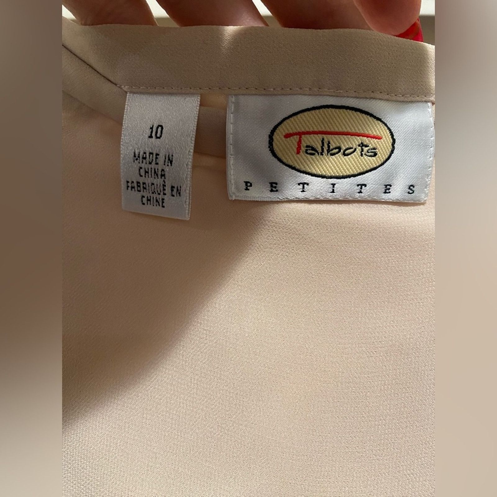 Other Talbots in Chiffon Maxi Skirt Pleated Hems Beige 10 Size 32" / US 10 / IT 46 - 3 Thumbnail