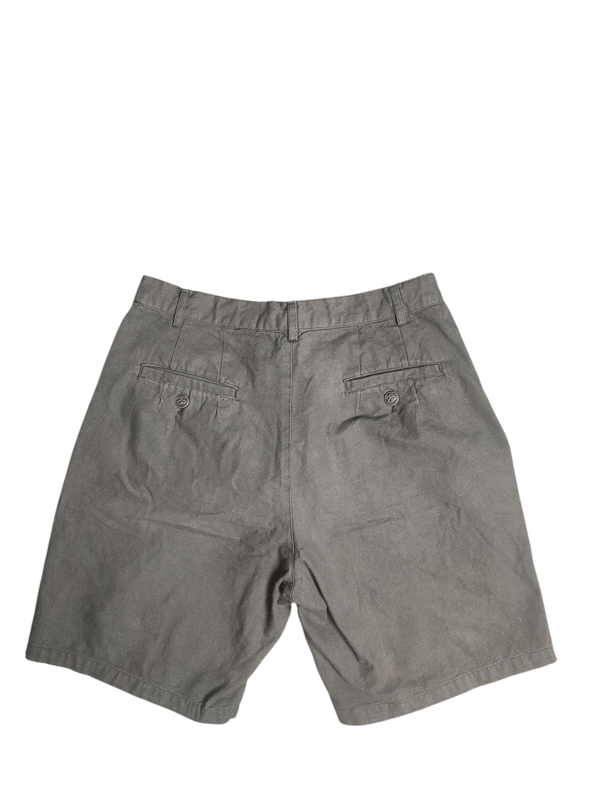 Stussy Stussy Canvas Short Pants 1980s Vintage Pants Size US 30 / EU 46 - 2 Thumbnail