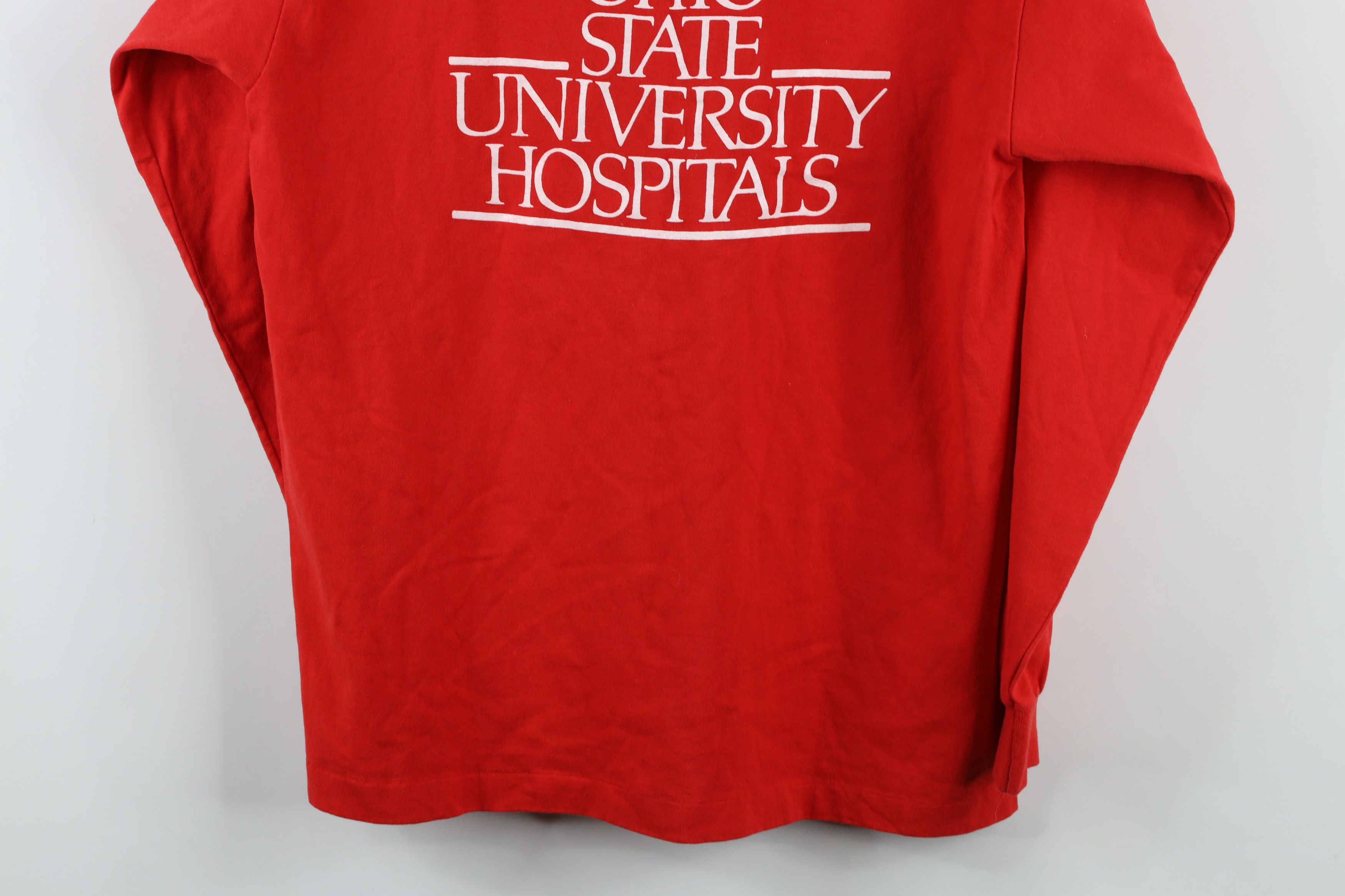 Vintage Vintage 90s Univeristy Hospital Intensive Caring T-Shirt USA Size L / US 10 / IT 46 - 10 Thumbnail