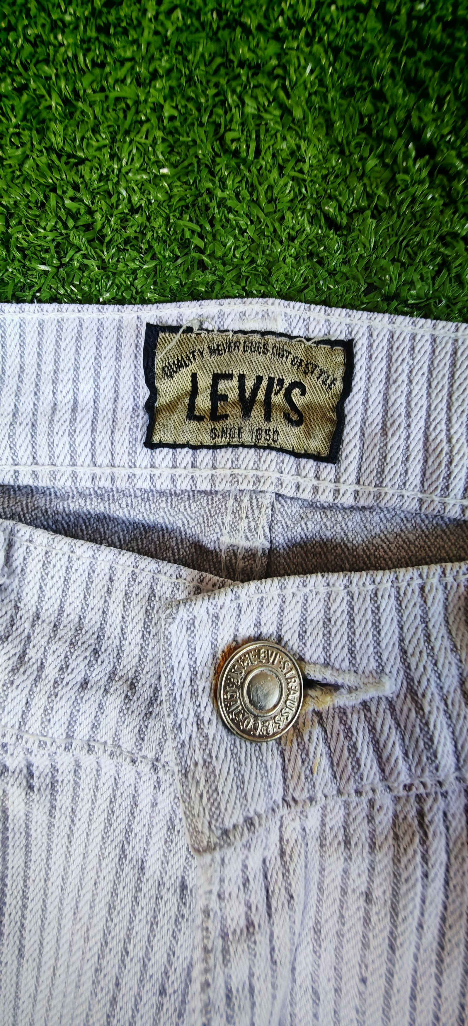 Levi's Vintage Clothing Vintage Levi's 636 Hickory stripe jeans Size US 30 / EU 46 - 5 Thumbnail