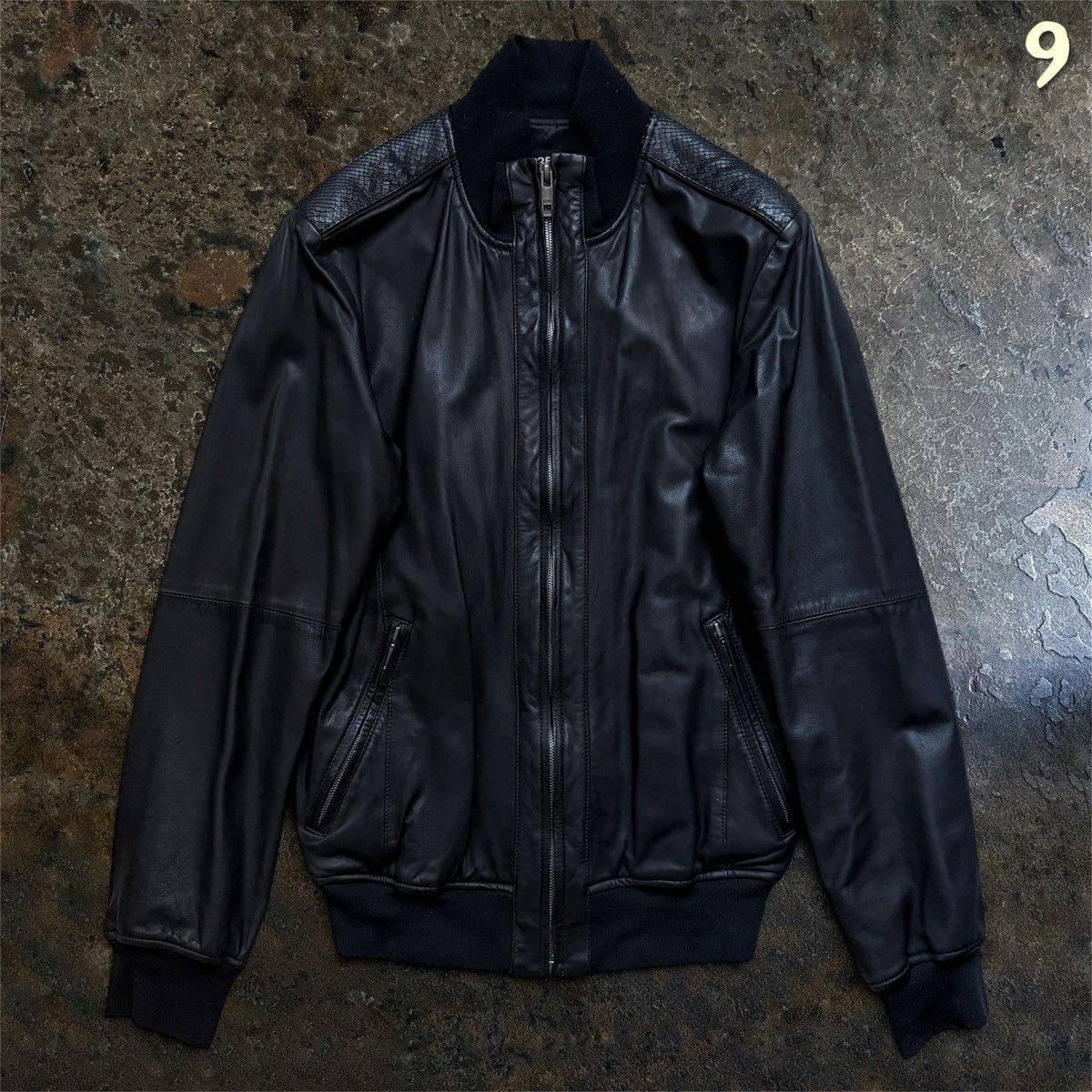 5351 POUR LES HOMMES 5351 Leather Zip Jacket | Grailed