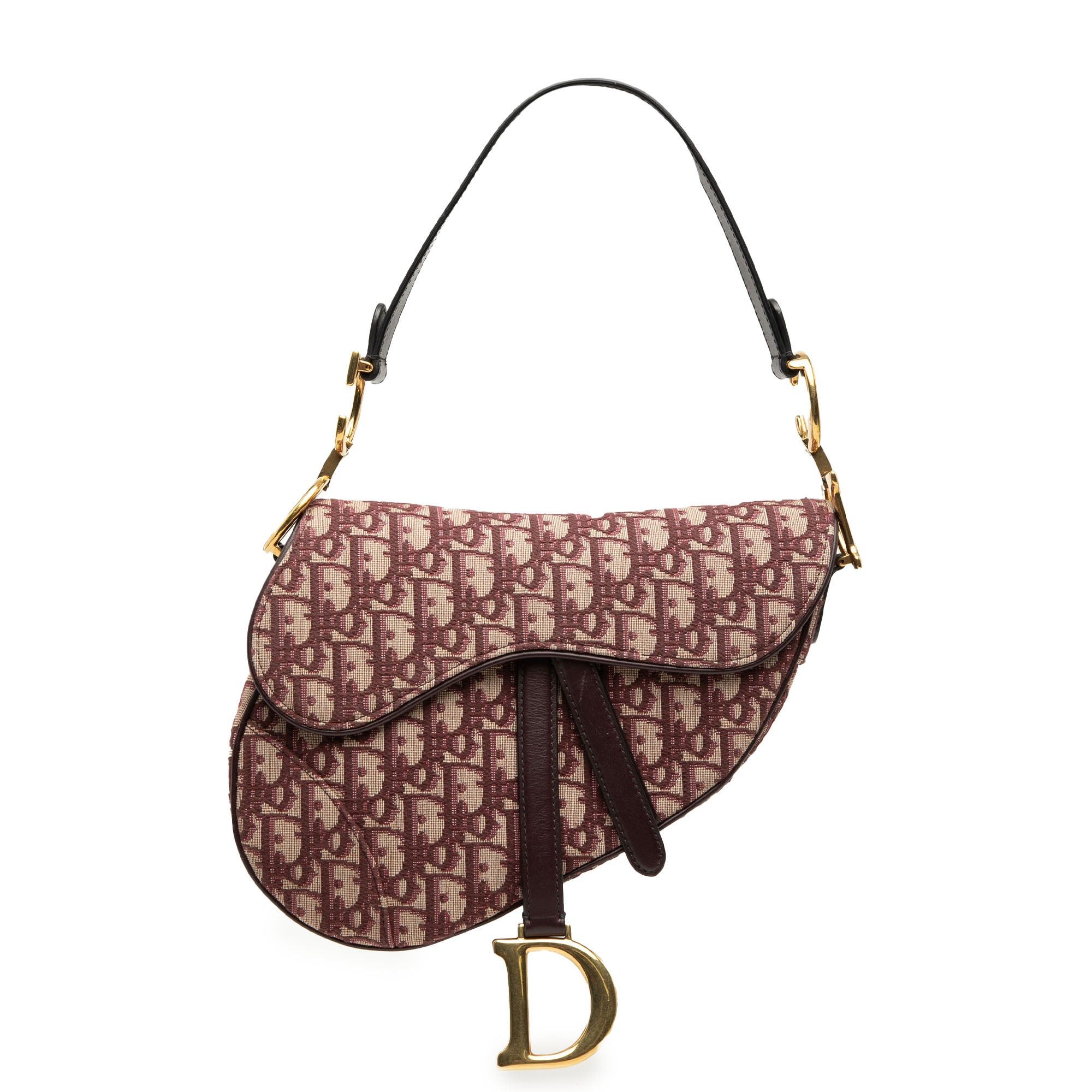 Dior Oblique Canvas Saddle Bag Size ONE SIZE - 1 Thumbnail