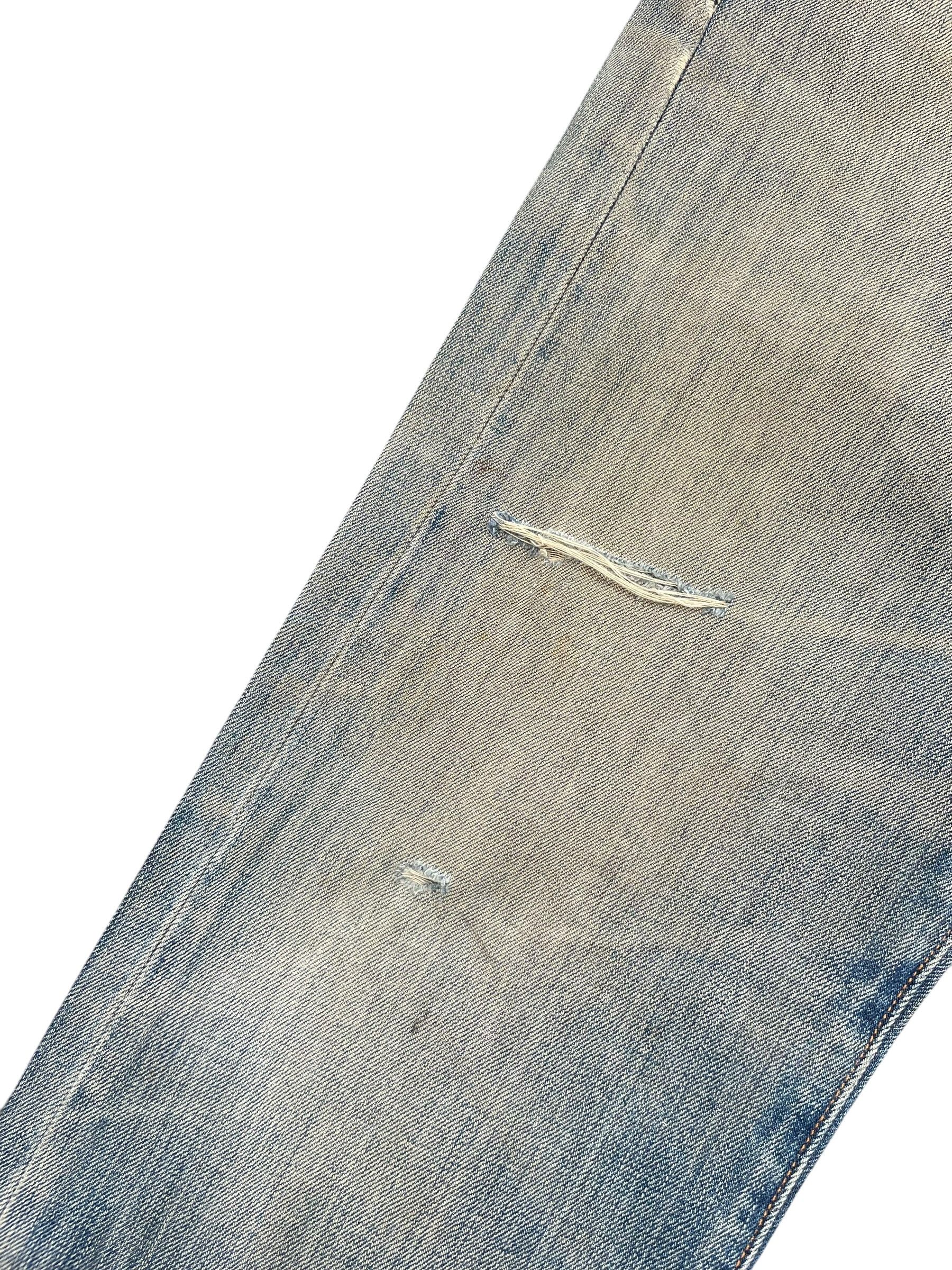 Levi's Levis 501 Faded Distresed Denim Size US 34 / EU 50 - 5 Thumbnail