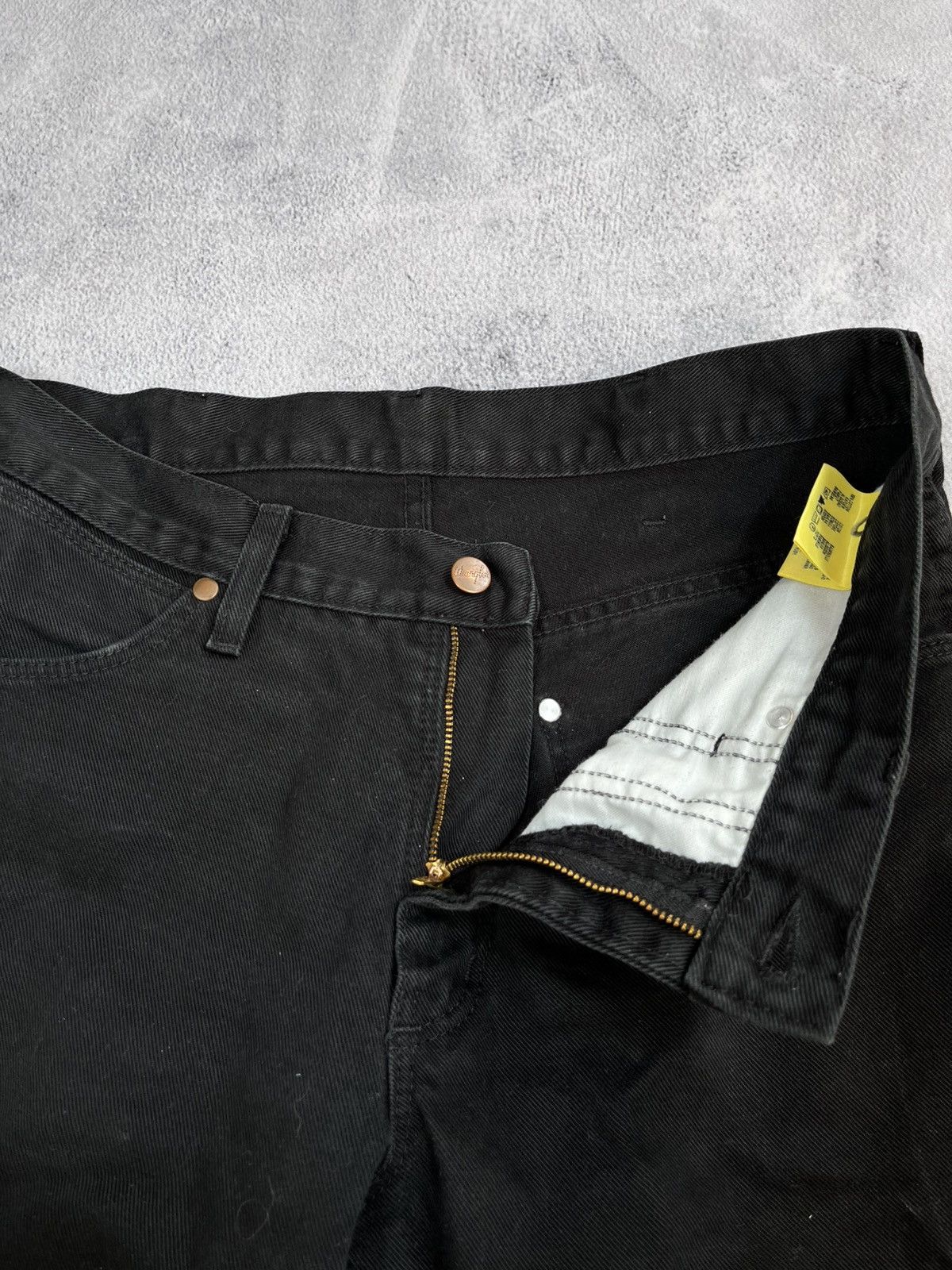 Japanese Brand × Vintage Vintage Y2K Wrangler straight denim jeans streetwear Size US 34 / EU 50 - 6 Thumbnail