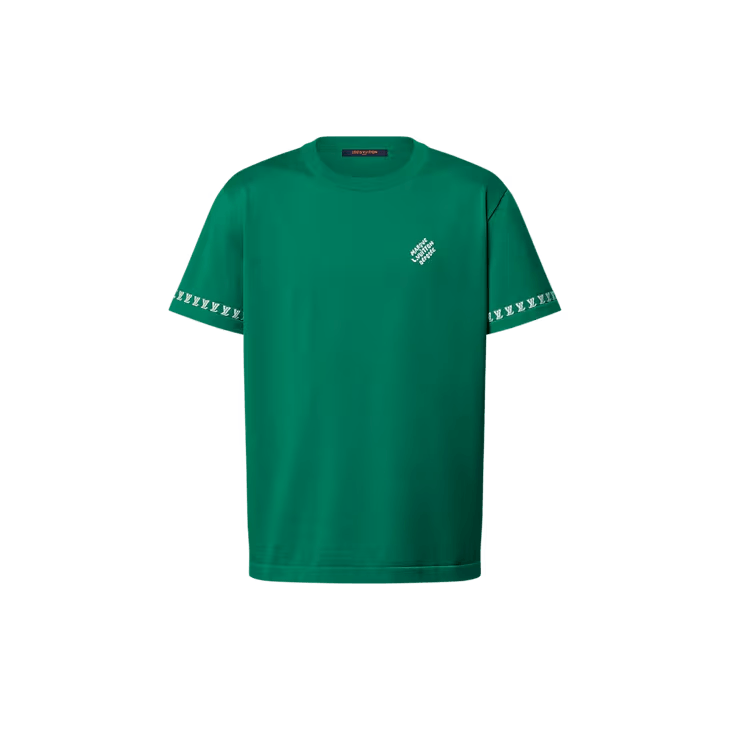 Louis Vuitton Signature Short-Sleeved Cotton Crewneck Size US L / EU 52-54 / 3 - 1 Thumbnail