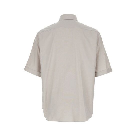 Fendi o1s1wg110426 Embroidered Button Down Shirt in Grey Size US L / EU 52-54 / 3 - 2 Thumbnail