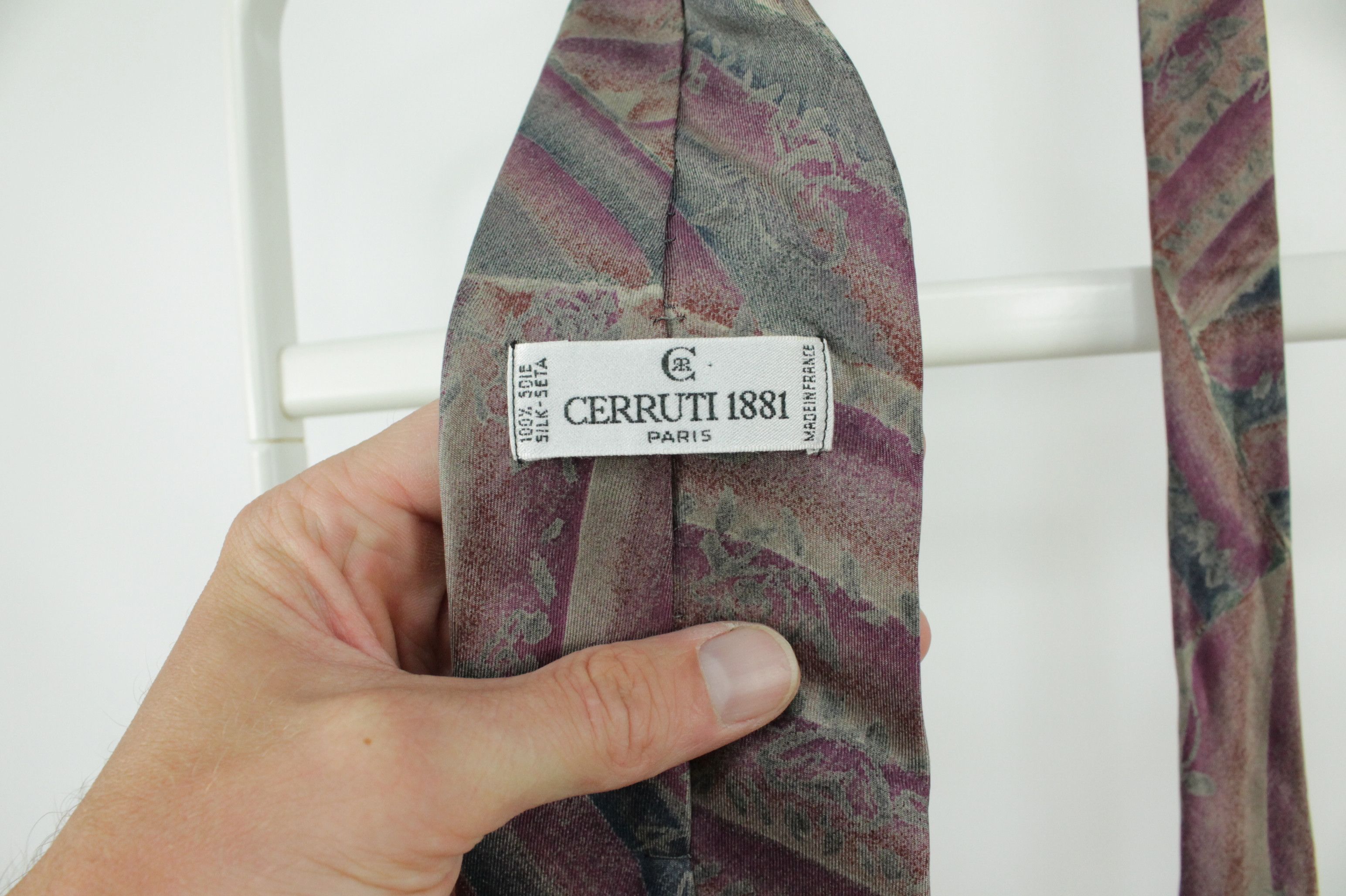 Cerruti 1881 × Vintage Vintage Cerruti 1881 Silk Tie Size ONE SIZE - 3 Thumbnail