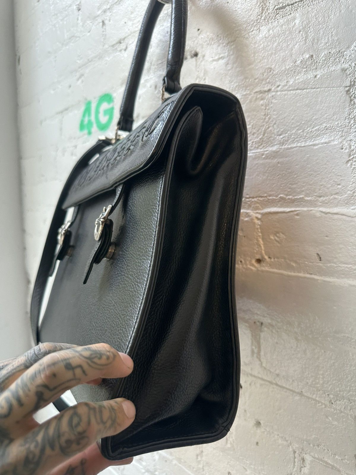Chrome Hearts Chrome Hearts FRENCH CUNT BITCH CONNASSE XL Travel Bag Size ONE SIZE - 14 Thumbnail