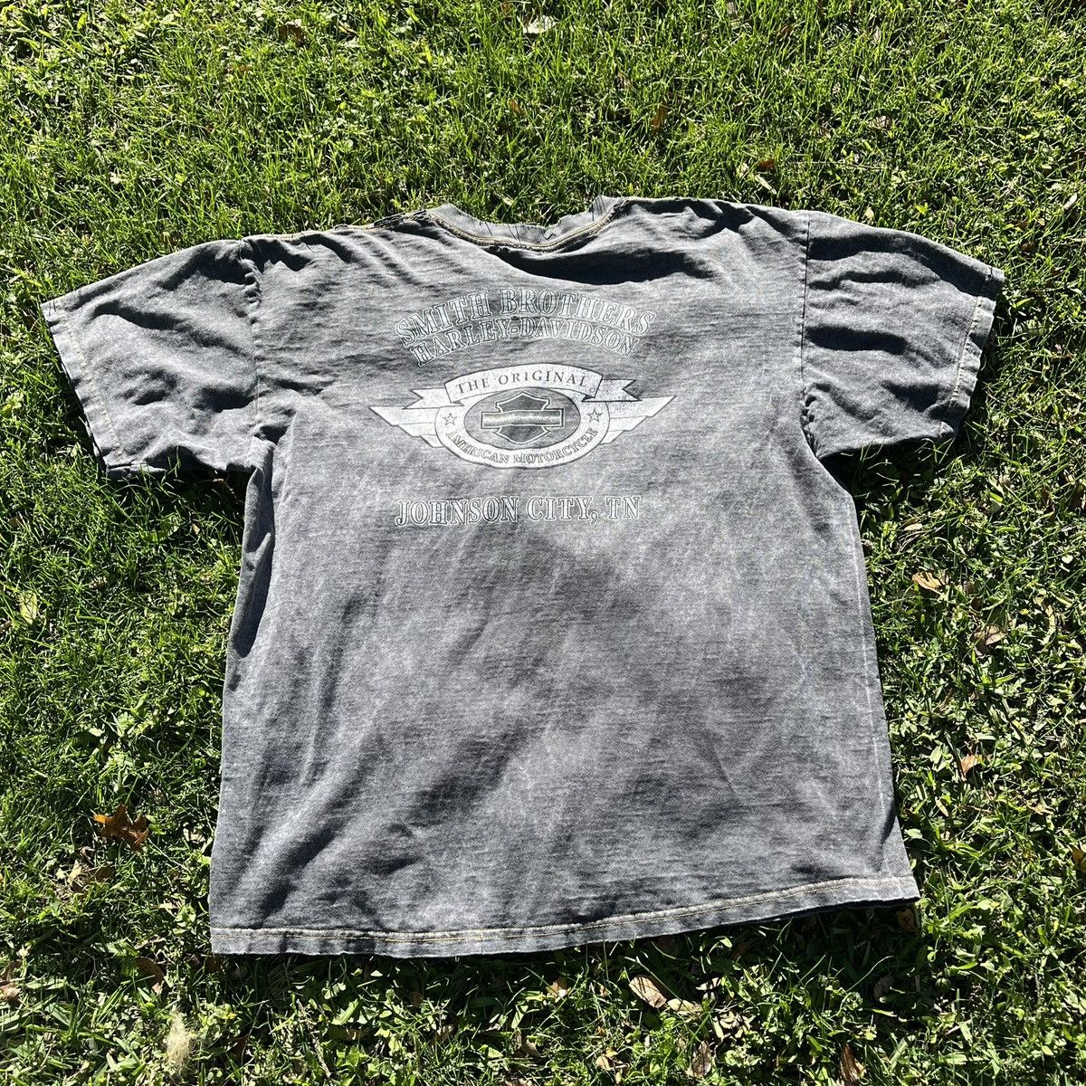 Harley Davidson Harley Davidson Grey T Shirt Size US XL / EU 56 / 4 - 2 Thumbnail