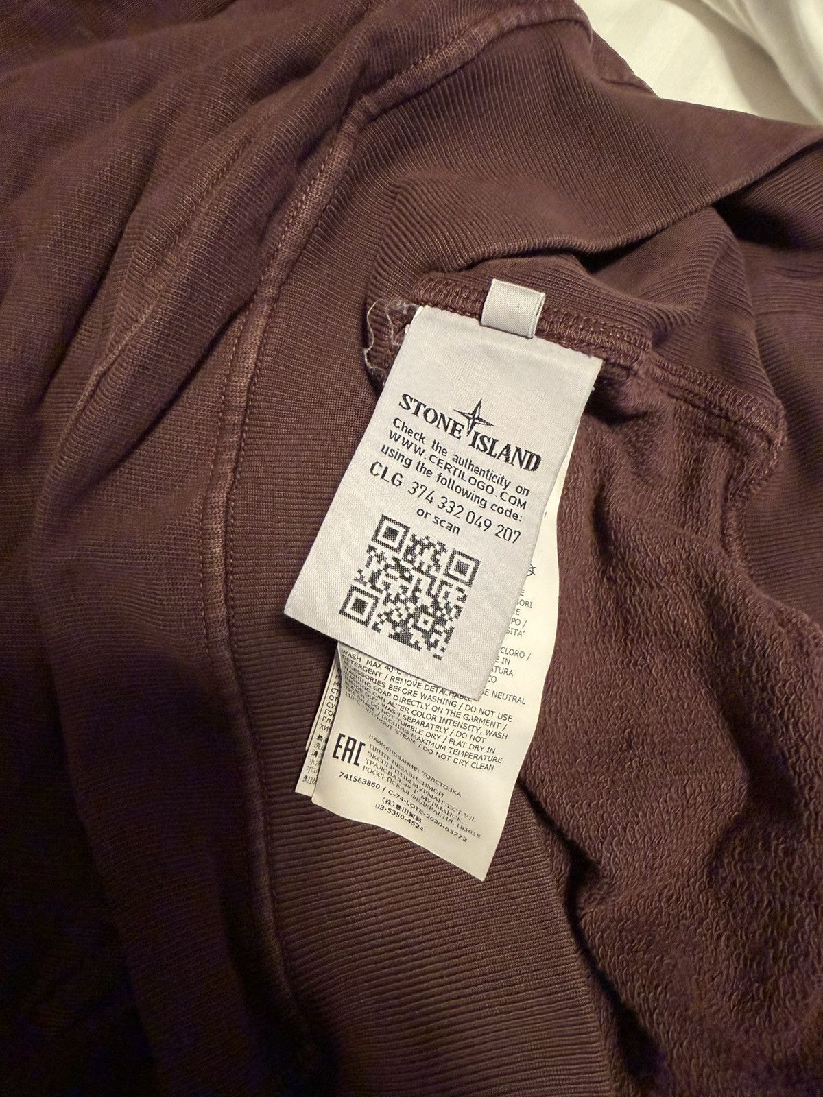 Stone Island Garment Dyed hooded sweatshirt Size US M / EU 48-50 / 2 - 7 Thumbnail