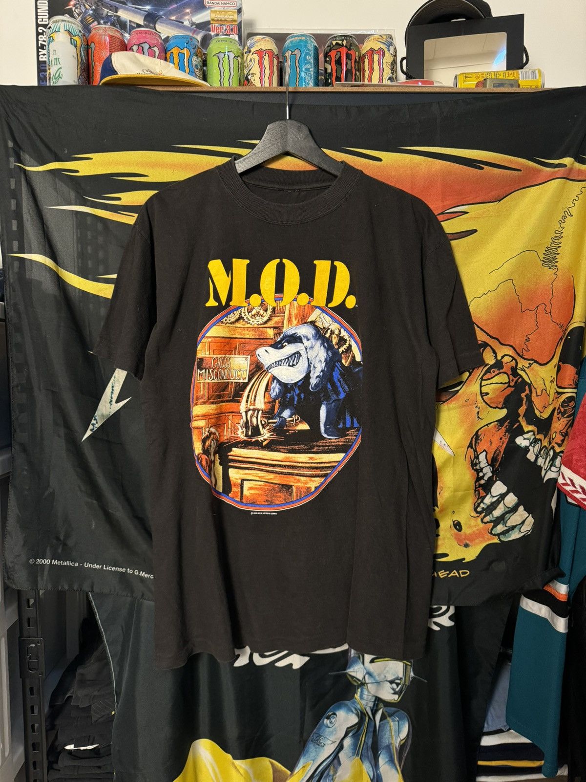Band Tees × Vintage VINTAGE MOD M.O.D GROSS MISCONDUCT 1989 Size US L / EU 52-54 / 3 - 1 Thumbnail
