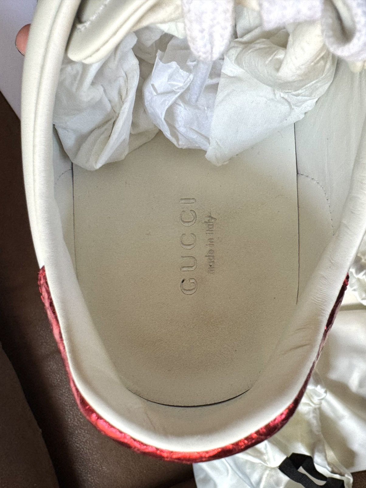 Gucci Women’s Gucci Ace Sneaker with bee Size US 7.5 / IT 37.5 - 9 Thumbnail