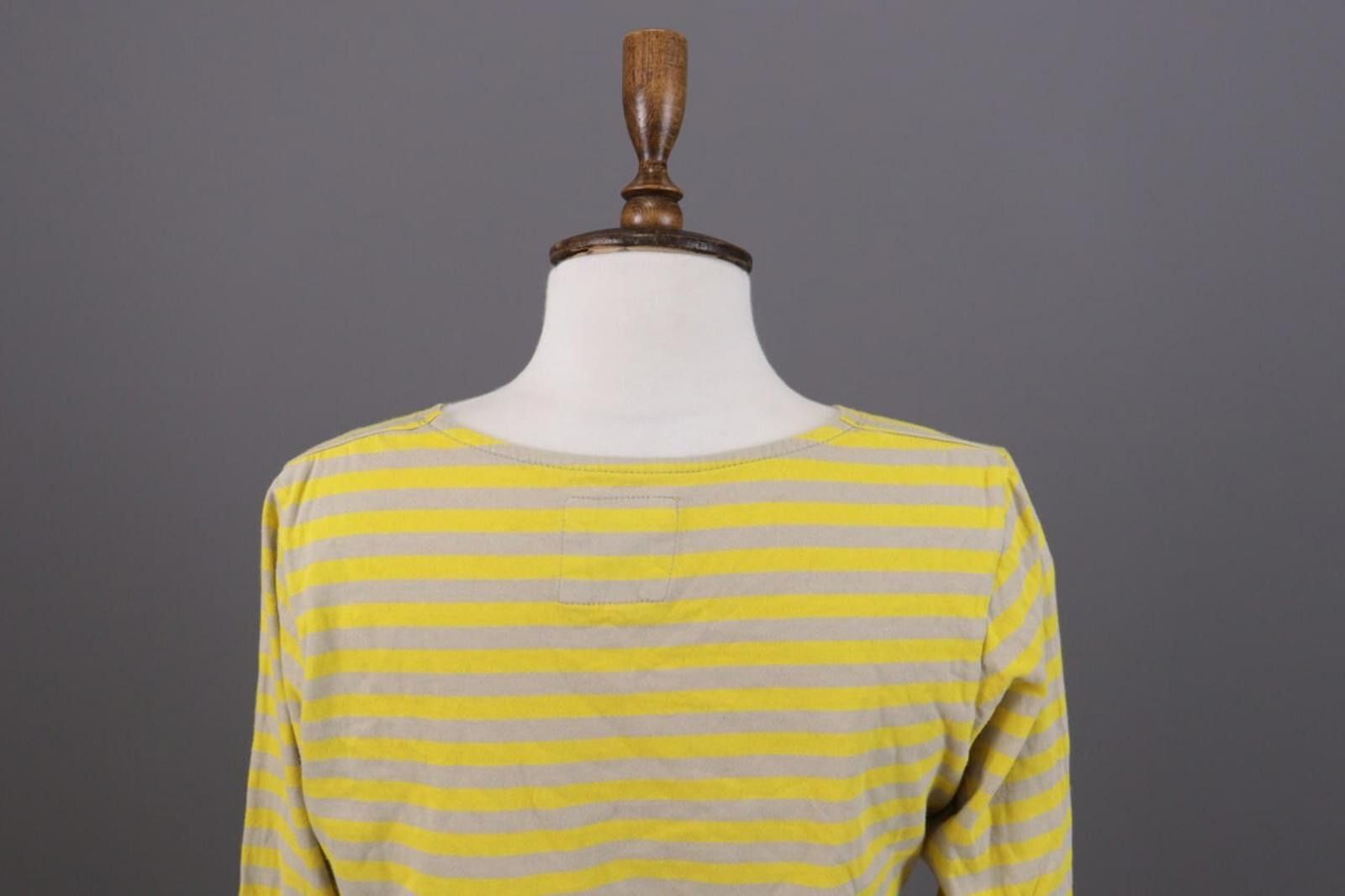 Designer Gudrun Sjorden Yellow Striped Tunic Shirt Size Size S Size M / US 6-8 / IT 42-44 - 9 Thumbnail