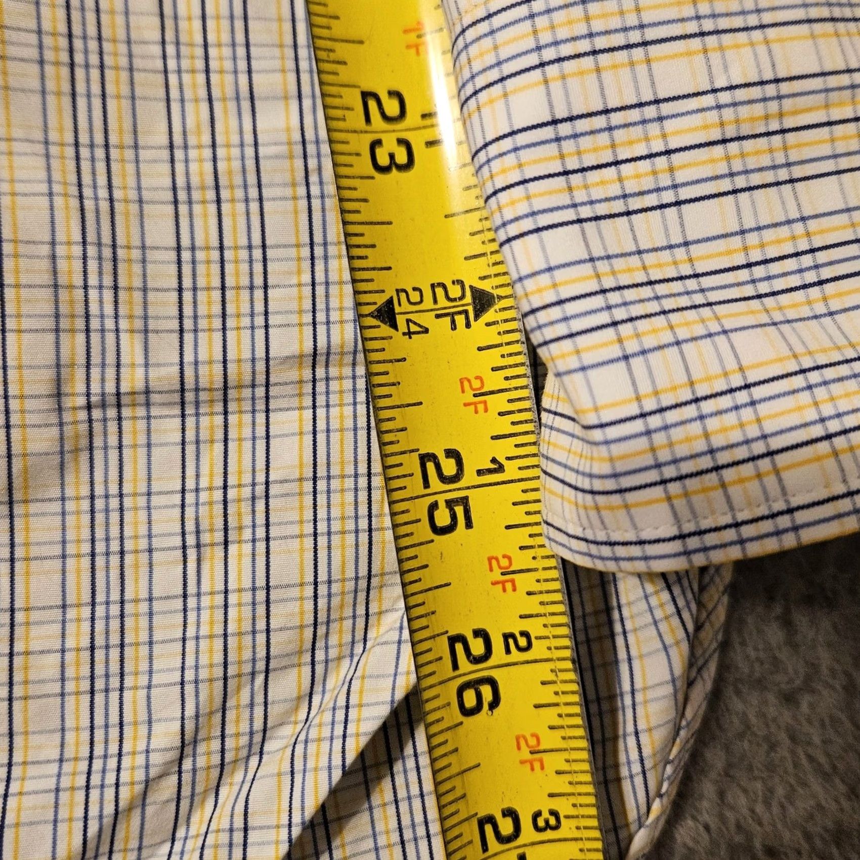 Turnbull & Asser Turnbull Asser Shirt Mens 17.5 44 White Plaid Button Up England Size US XXL / EU 58 / 5 - 6 Thumbnail