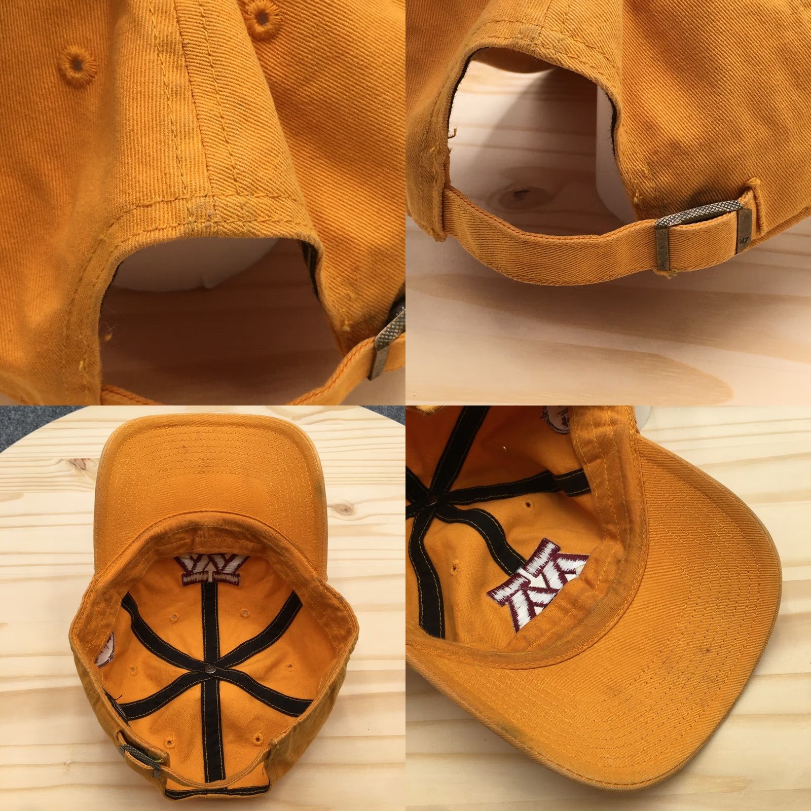 Logo 7 University Of Minnesota Baseball Cap Hat Mens OS Gold Yellow Embroidered Logo Size ONE SIZE - 8 Thumbnail