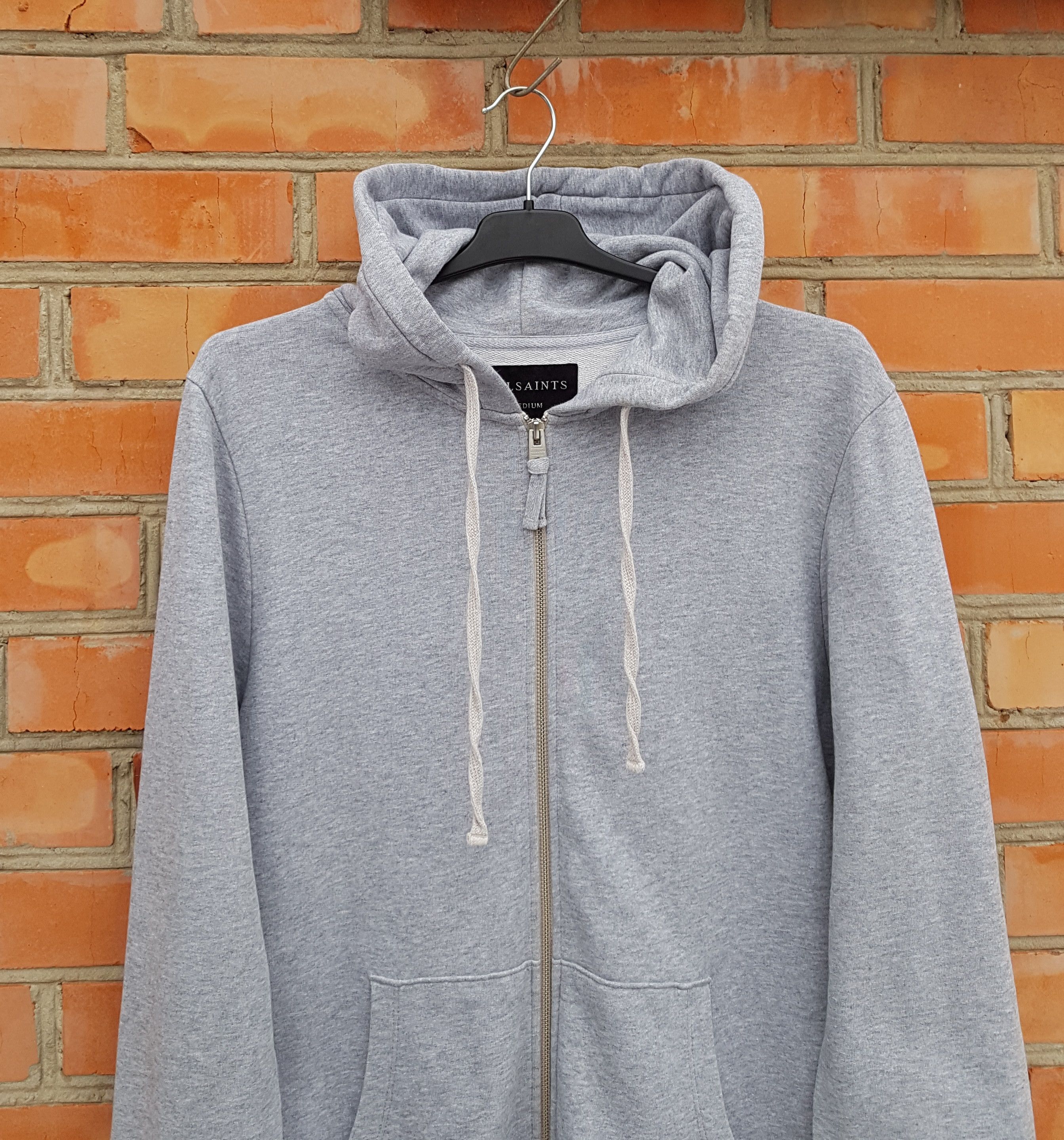 Allsaints AllSaints Norths Hoodie Side Zip Sweatshirt sz M Size US M / EU 48-50 / 2 - 2 Thumbnail