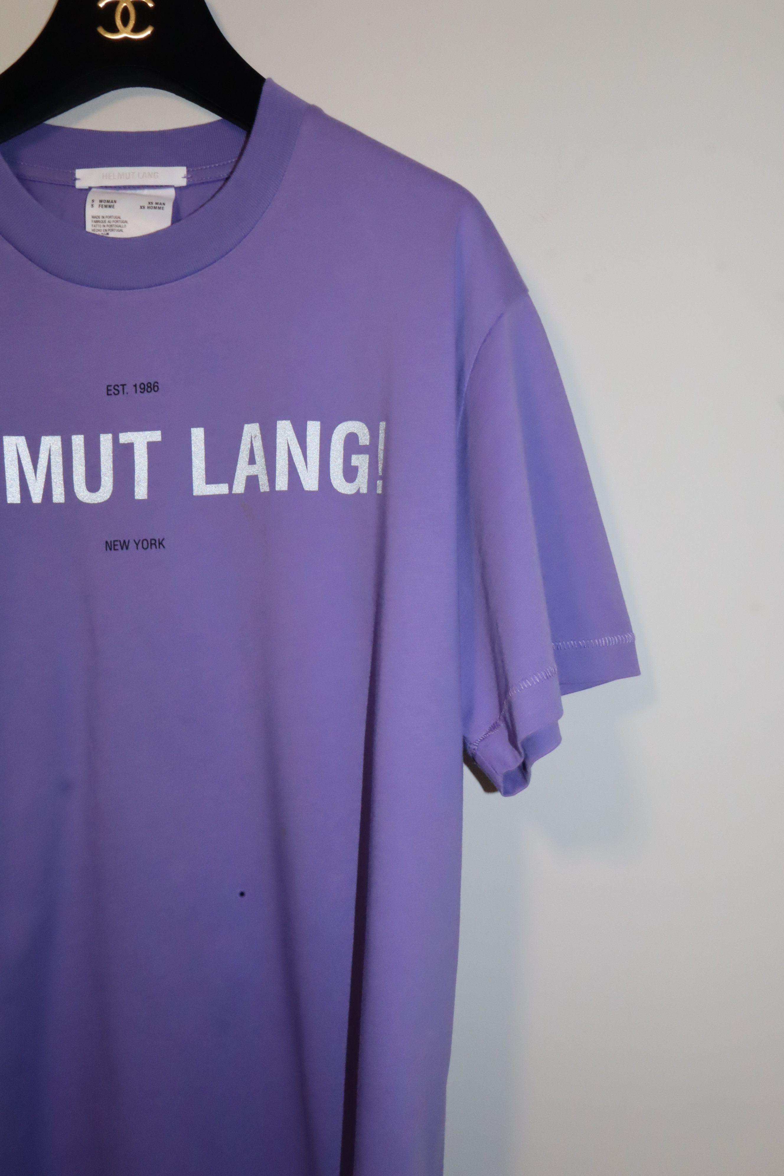 Helmut Lang Oversized log print t-shirt Size US XS / EU 42 / 0 - 6 Thumbnail