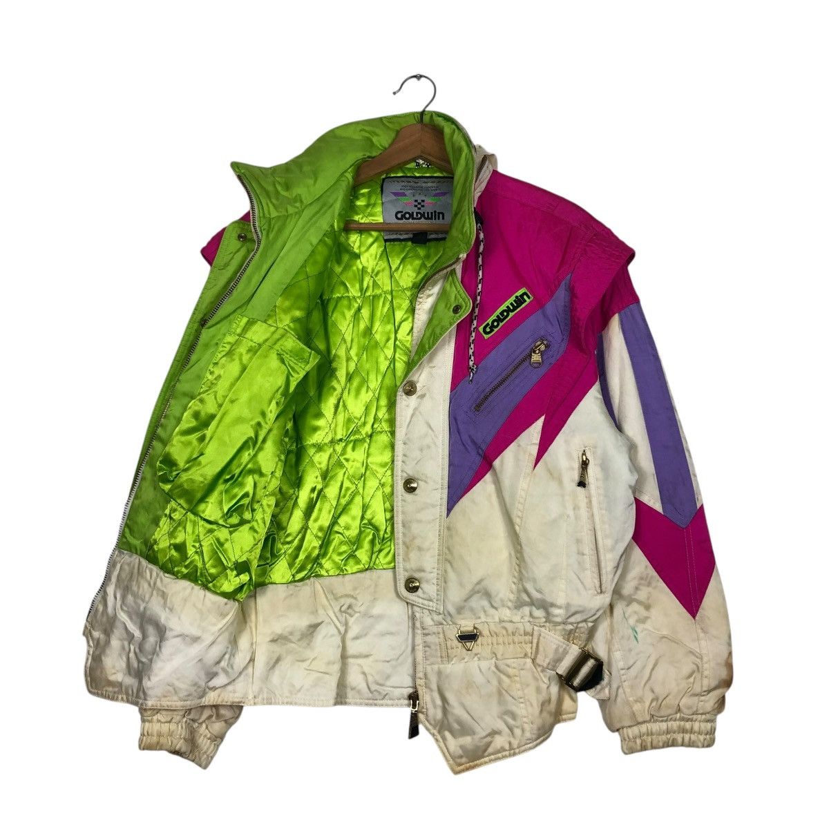 Japanese Brand 🔥VINTAGE CROPPED JACKET SKI WEAR STYLE GOLDWIN ISSEY MIYAKE Size US M / EU 48-50 / 2 - 14 Thumbnail