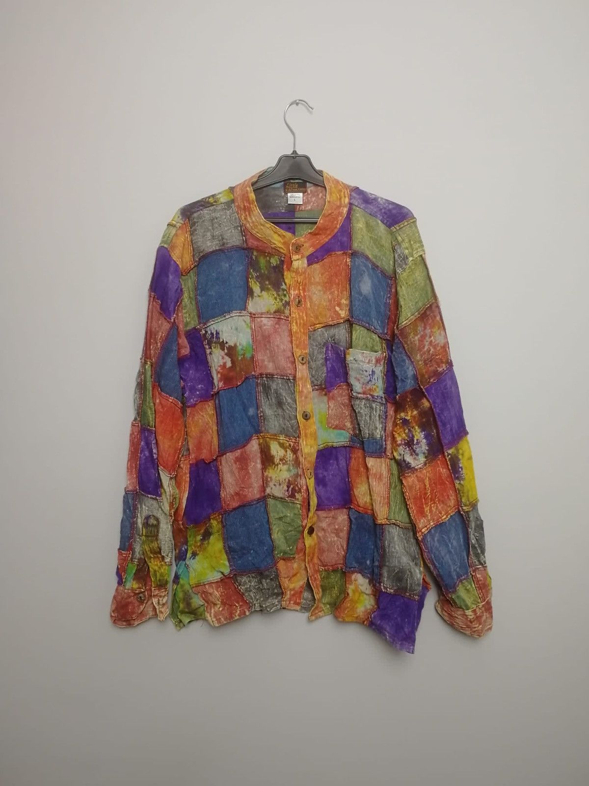 Rare patchwork little kathmandu shirt y2k vintage