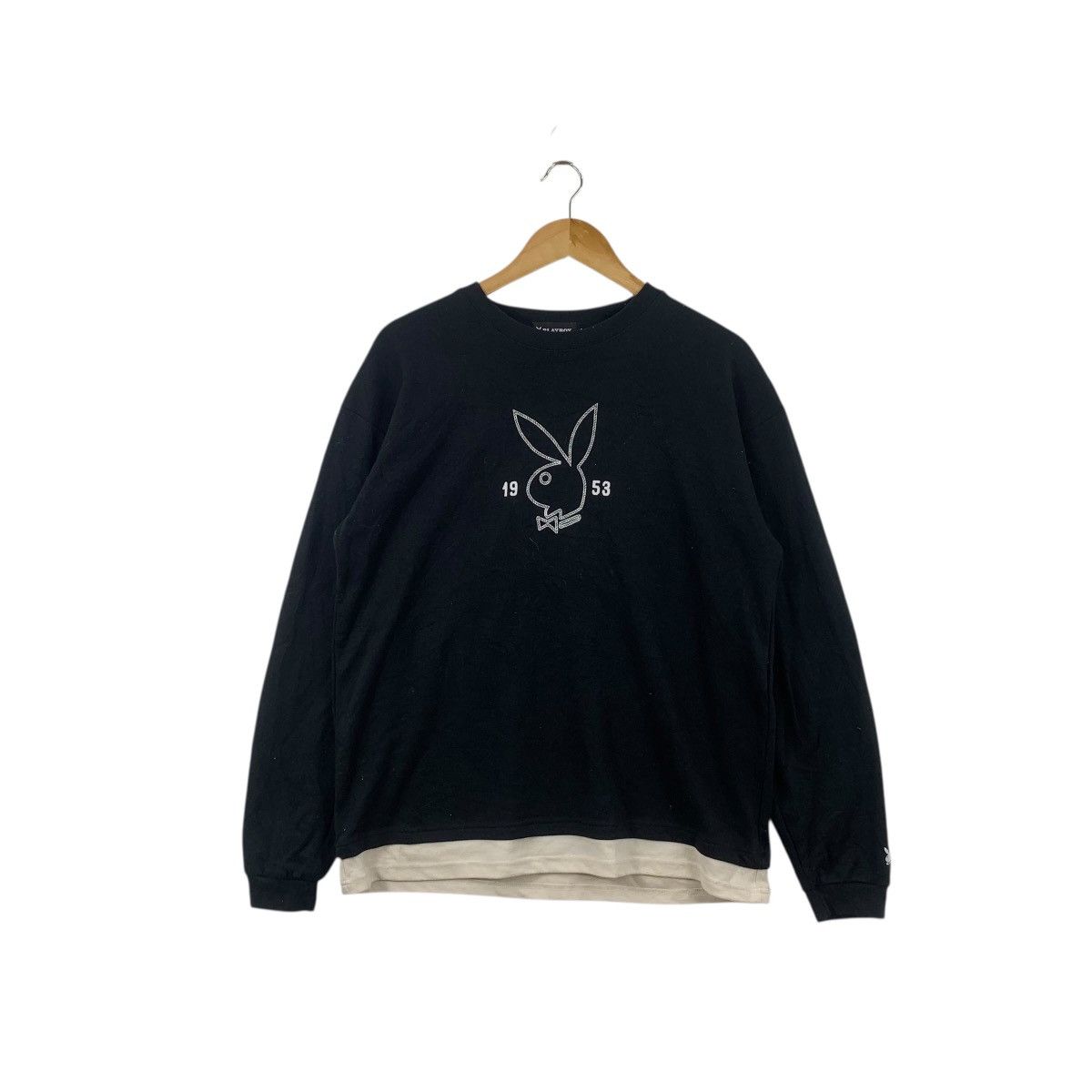 Playboy PLAYBOY MAGAZINE COVER Playmate Bunny Sweatshirt Sweater Size L / US 10 / IT 46 - 2 Thumbnail