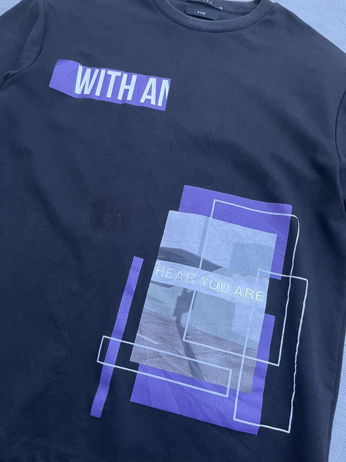 If Six Was Nine × Japanese Brand × Le Grande Bleu (L.G.B.) JAPANESE ANDEW POEM WITH AM TEE Size US M / EU 48-50 / 2 - 3 Thumbnail