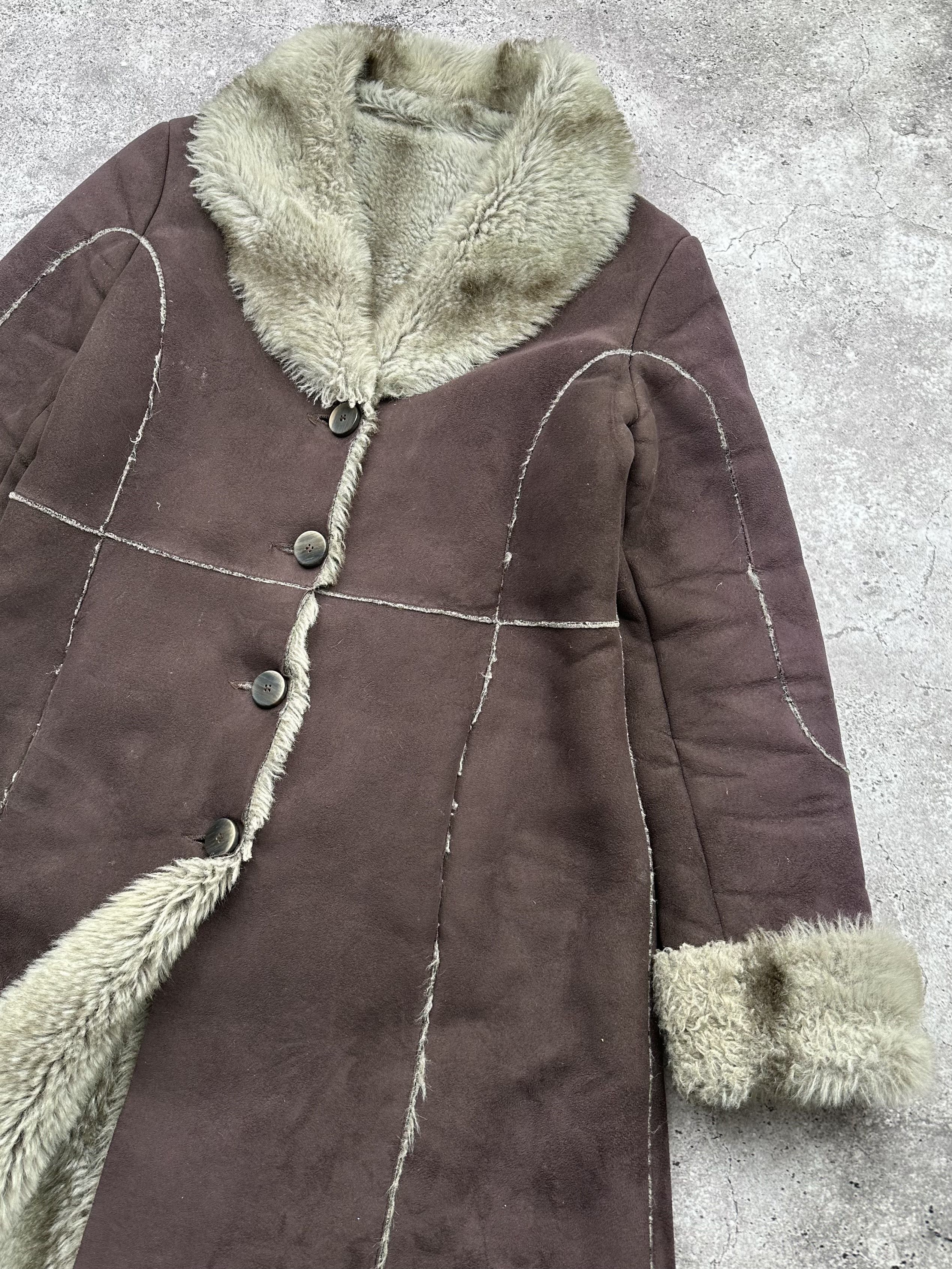 Japanese Brand Vintage Faux Fur/Sheepskin Coat Size M / US 6-8 / IT 42-44 - 3 Thumbnail