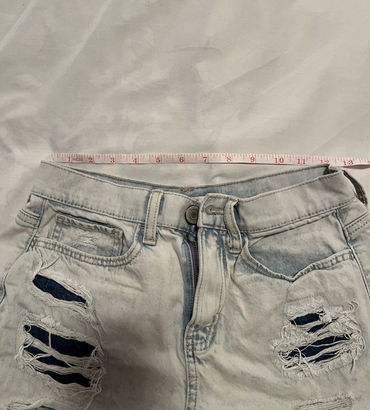 Other SOl Curvy Mom Short High Rise Jeans Booty Shorts 1/25W Size 25" / US 0 / IT 36 - 6 Thumbnail