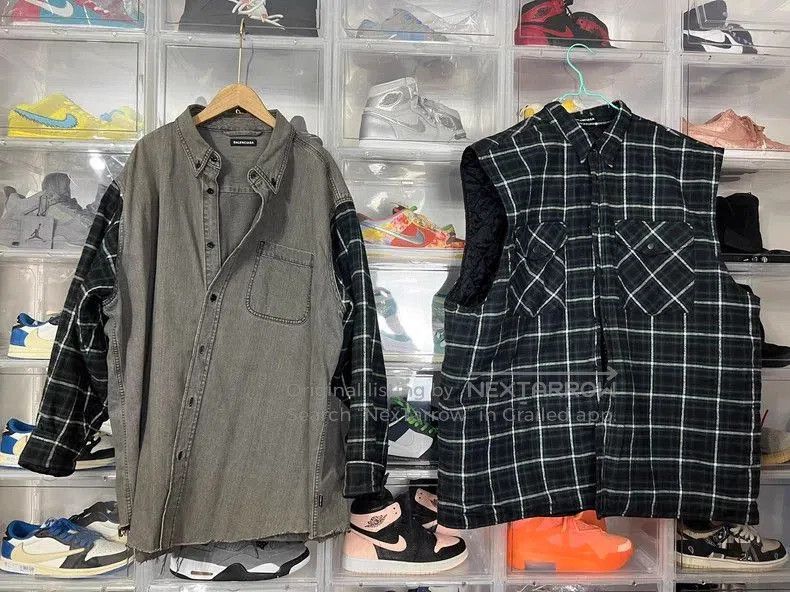 Balenciaga Balenciaga Two-in-One Coat Set. Size US XS / EU 42 / 0 - 7 Thumbnail