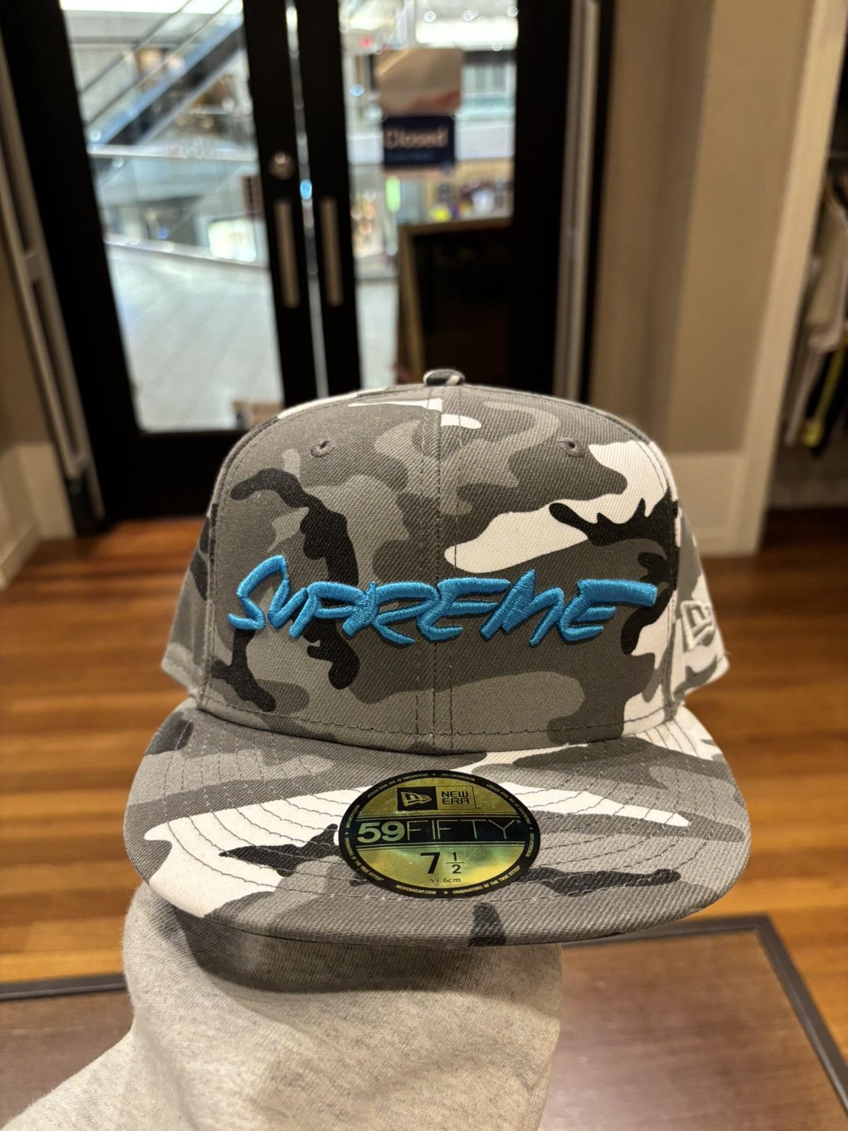 Supreme Supreme New Era Camo Hat Size ONE SIZE - 1 Thumbnail