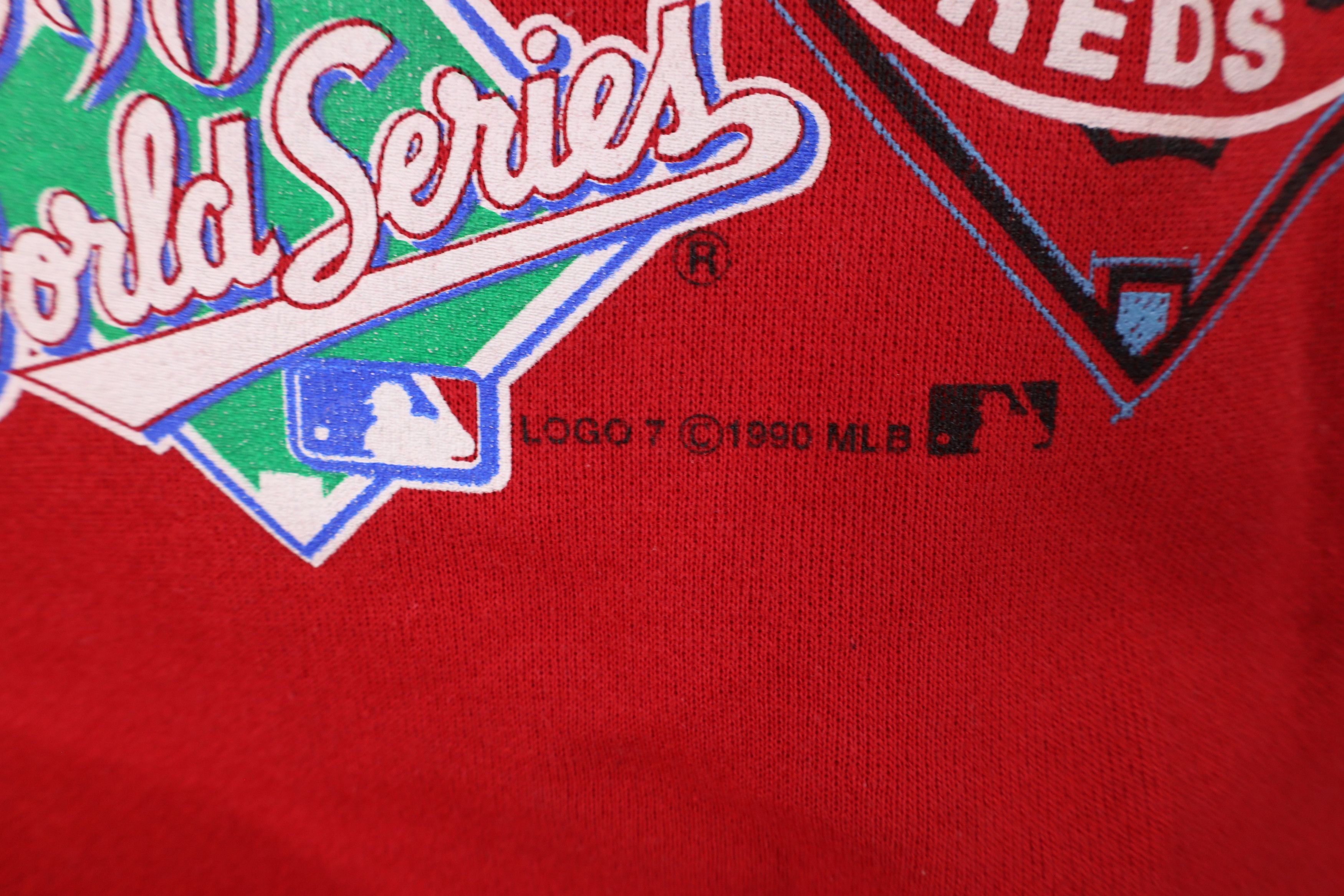 Vintage Vintage Champs Cincinnati Reds Baseball Sweatshirt USA Red Size US XL / EU 56 / 4 - 7 Thumbnail