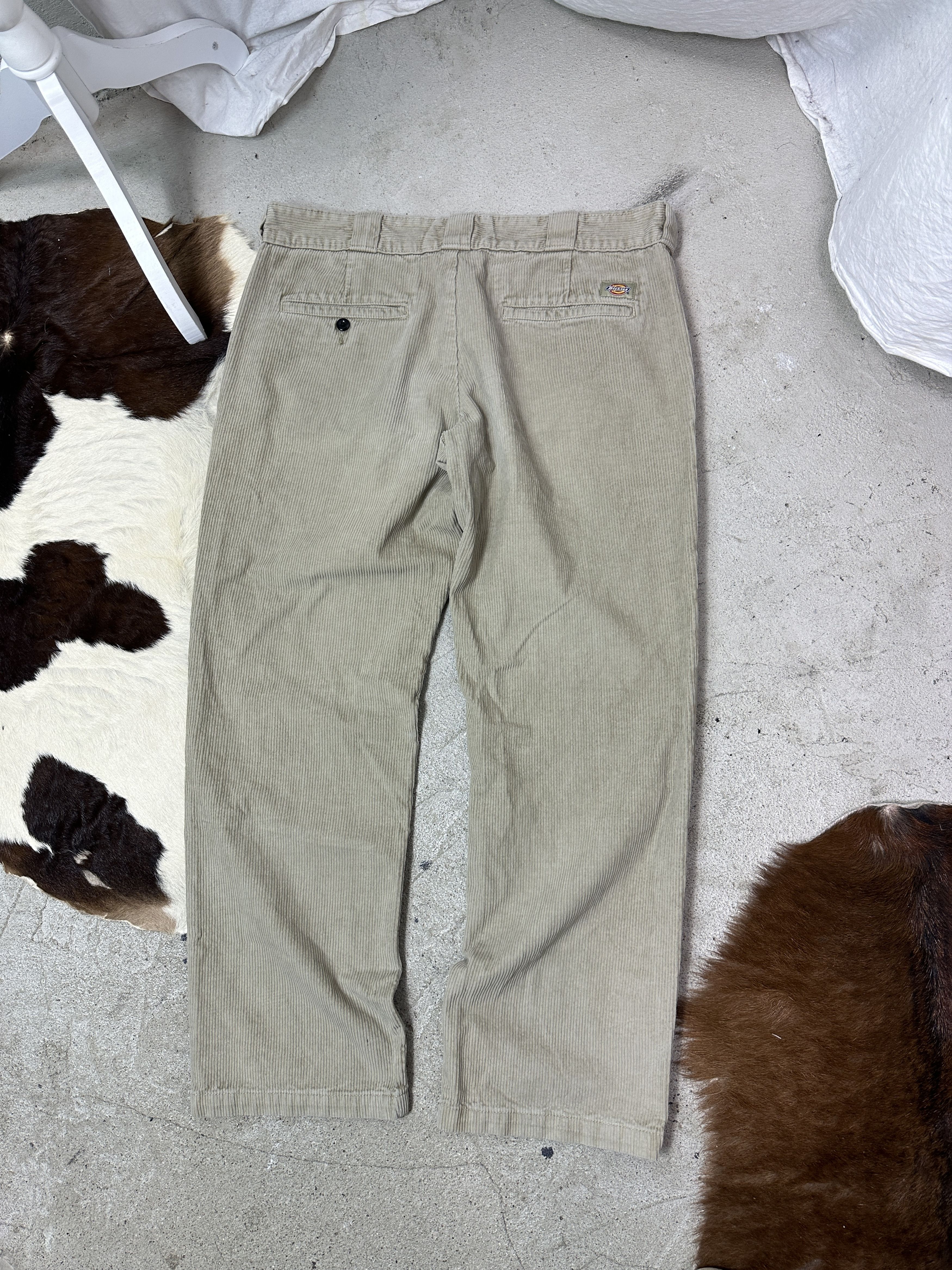 Dickies Vintage Streetwear Corduroy Fitted Dickies Pants Y2K Size US 31 - 2 Thumbnail