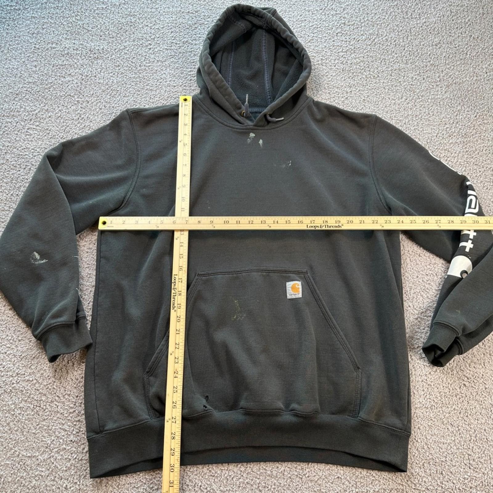 Carhartt Carhartt K288 Hoodie XL Original Fit Black Workwear Sleeve Size US XL / EU 56 / 4 - 2 Thumbnail