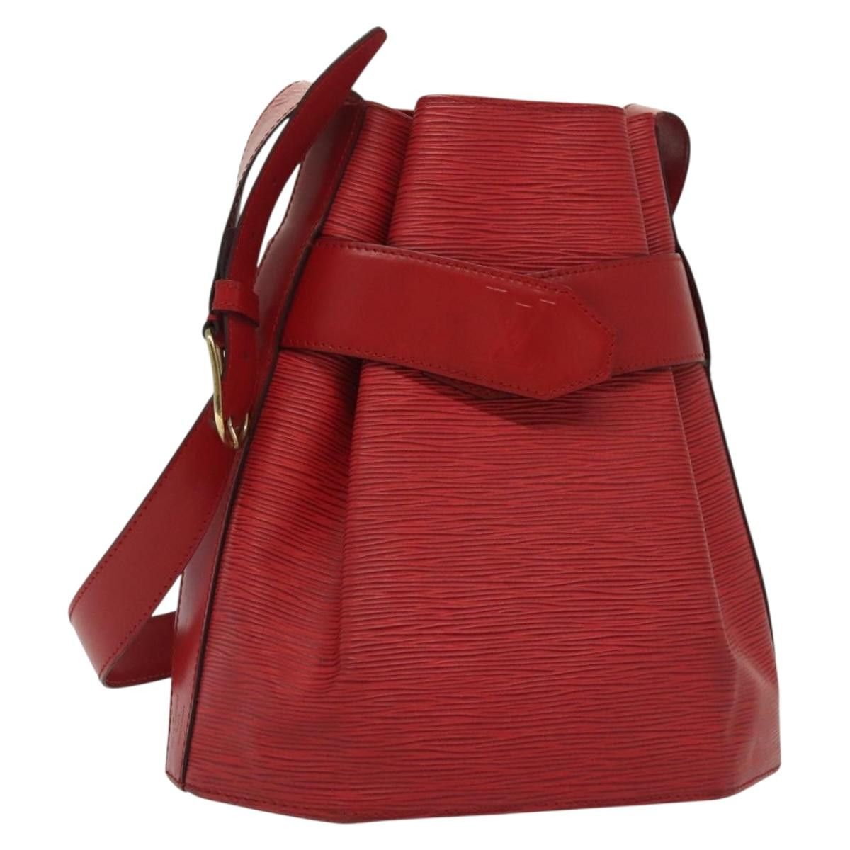 Louis Vuitton LOUIS VUITTON Epi Sac Depaule PM Shoulder Bag Red M80207 Size ONE SIZE - 1 Thumbnail