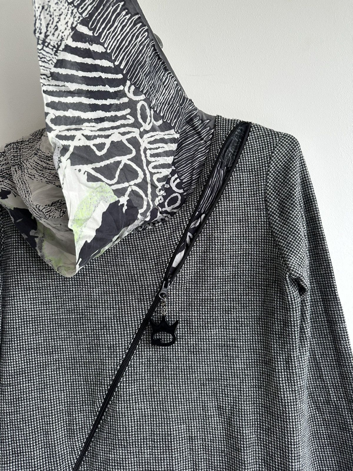 Other Save The Queen Houndstooh Wool Dress Long Sleeve Size M Grey Size M / US 6-8 / IT 42-44 - 5 Thumbnail