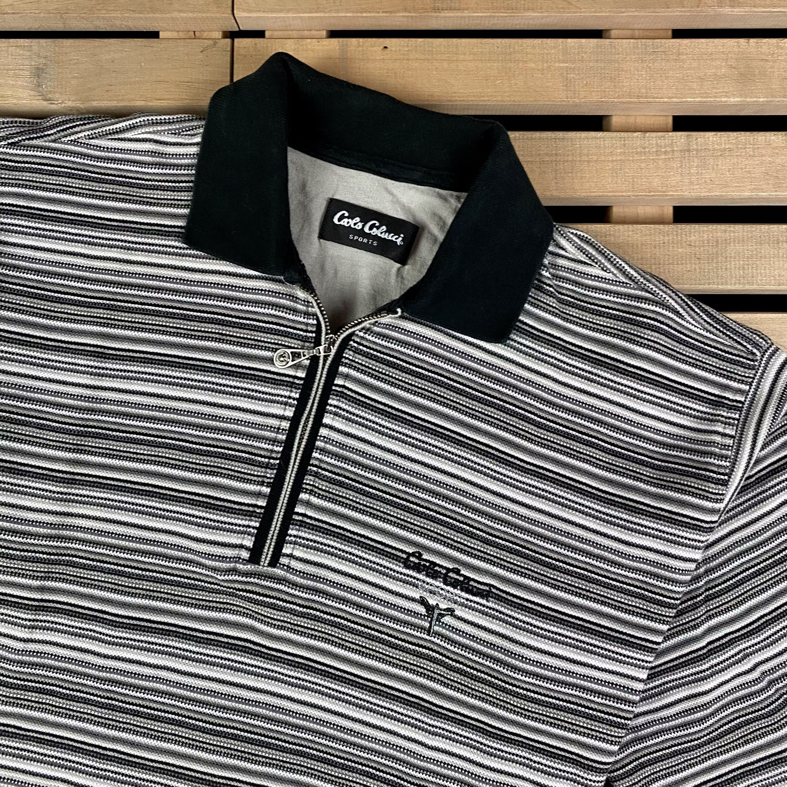 Carlo Colucci × Vintage Mens Polo T-Shirt Carlo Colucci Sports Vintage Size L Size US L / EU 52-54 / 3 - 2 Thumbnail