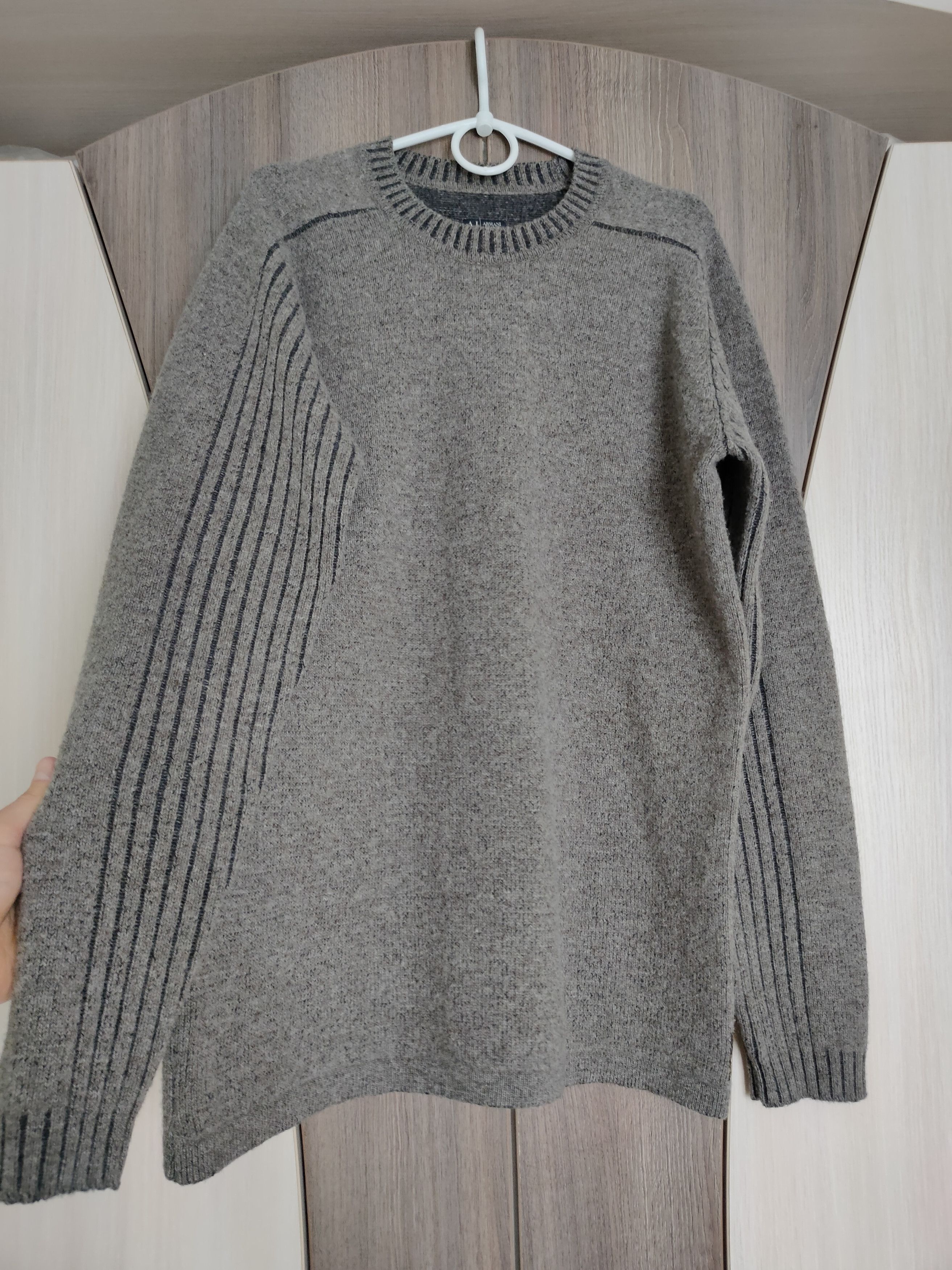 Armani Vintage Armani Jeans Woolen Sweater AJ Size US L / EU 52-54 / 3 - 2 Thumbnail