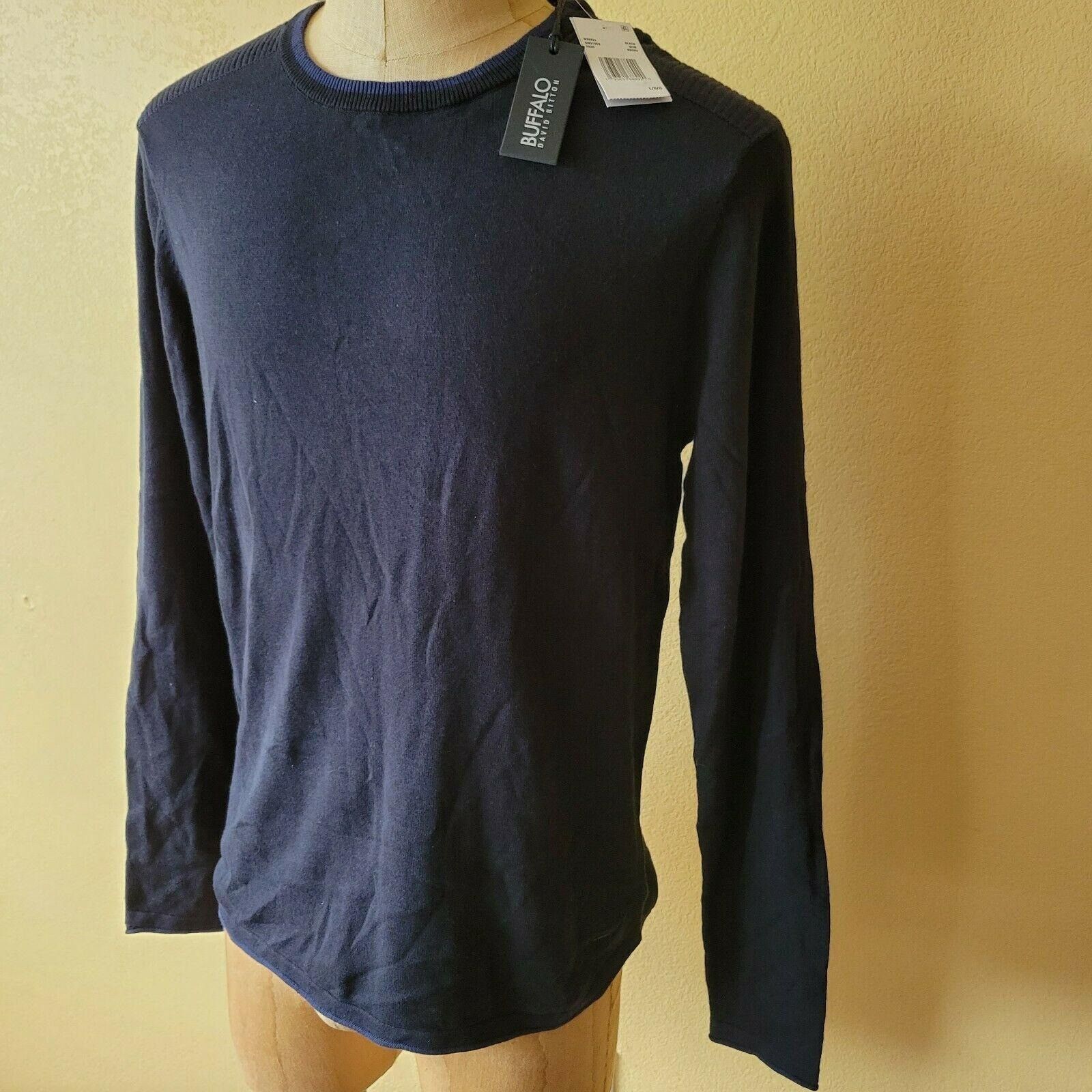 Buffalo David Bitton Men's Buffalo David Bitton Long-Sleeve Pullover Sweater Size Size US L / EU 52-54 / 3 - 5 Thumbnail