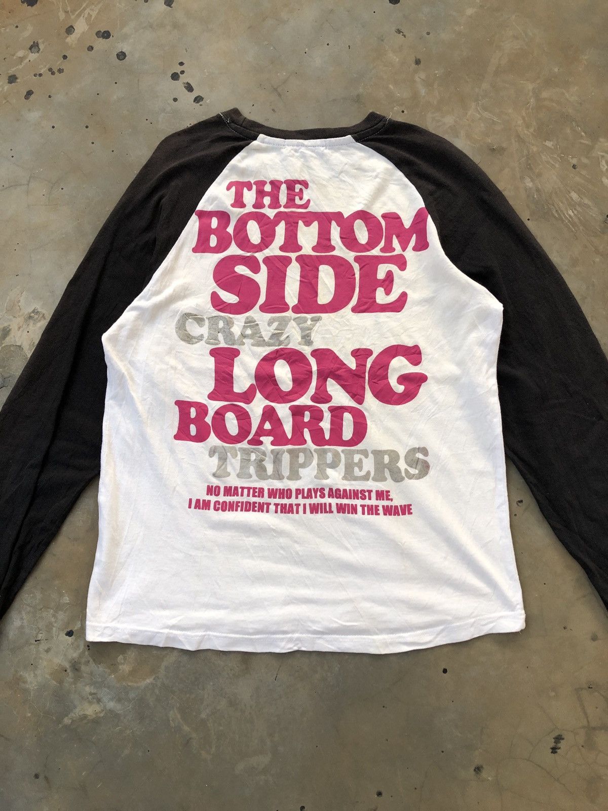 Japanese Brand Defective Struct Raglan Long Sleeve Surfing Long Board Y2K Size L / US 10 / IT 46 - 6 Thumbnail