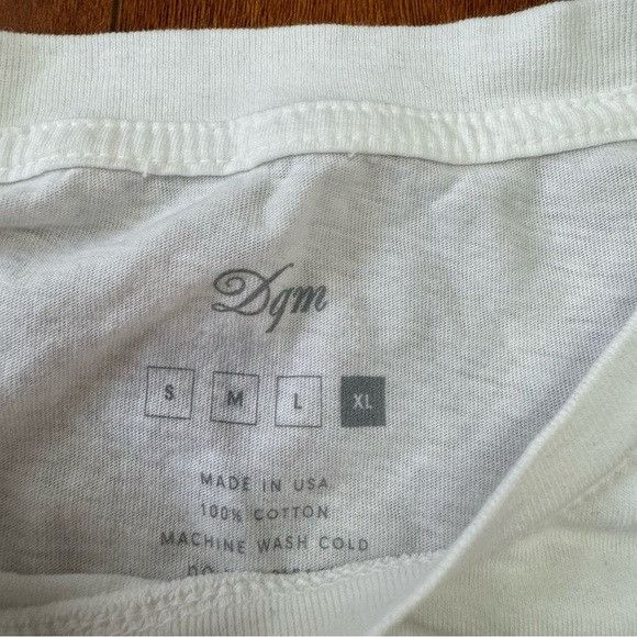 DQM NEW DQM DAVE’S QUALITY MEETS NY WHITE T-SHIRT SZ EXTRA LARGE Size US XL / EU 56 / 4 - 3 Thumbnail