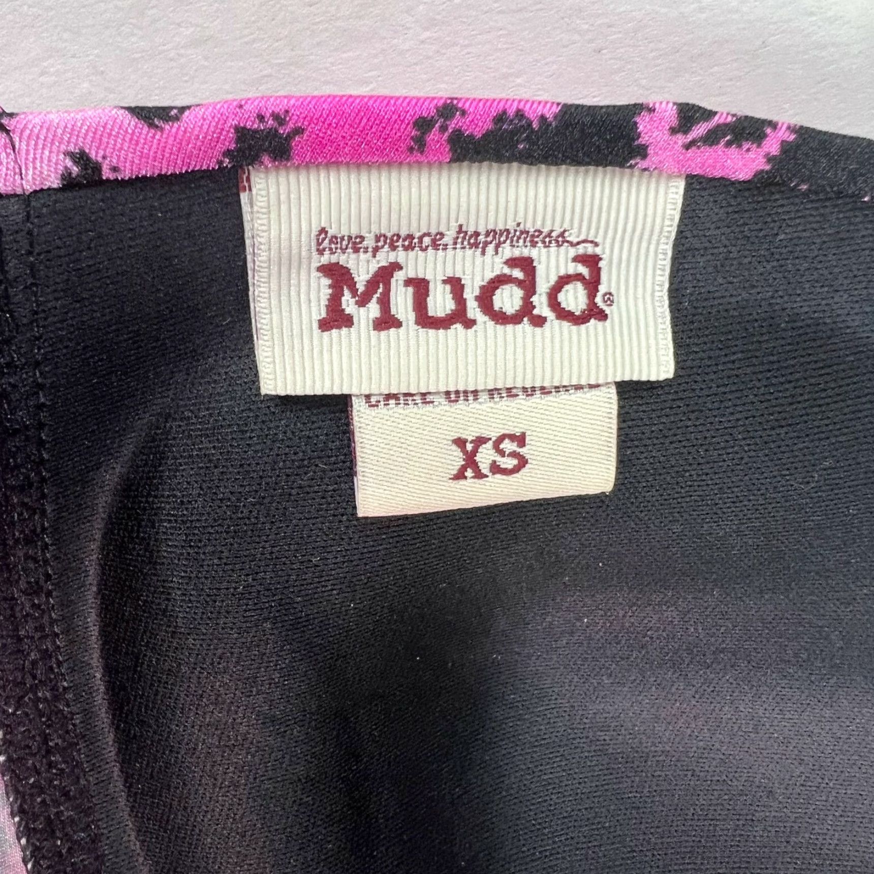 Vintage VINTAGE Mudd Tankini Top Women XS Pink Animal Print Beach Padded Halter Swimwear Size XS / US 0-2 / IT 36-38 - 4 Thumbnail
