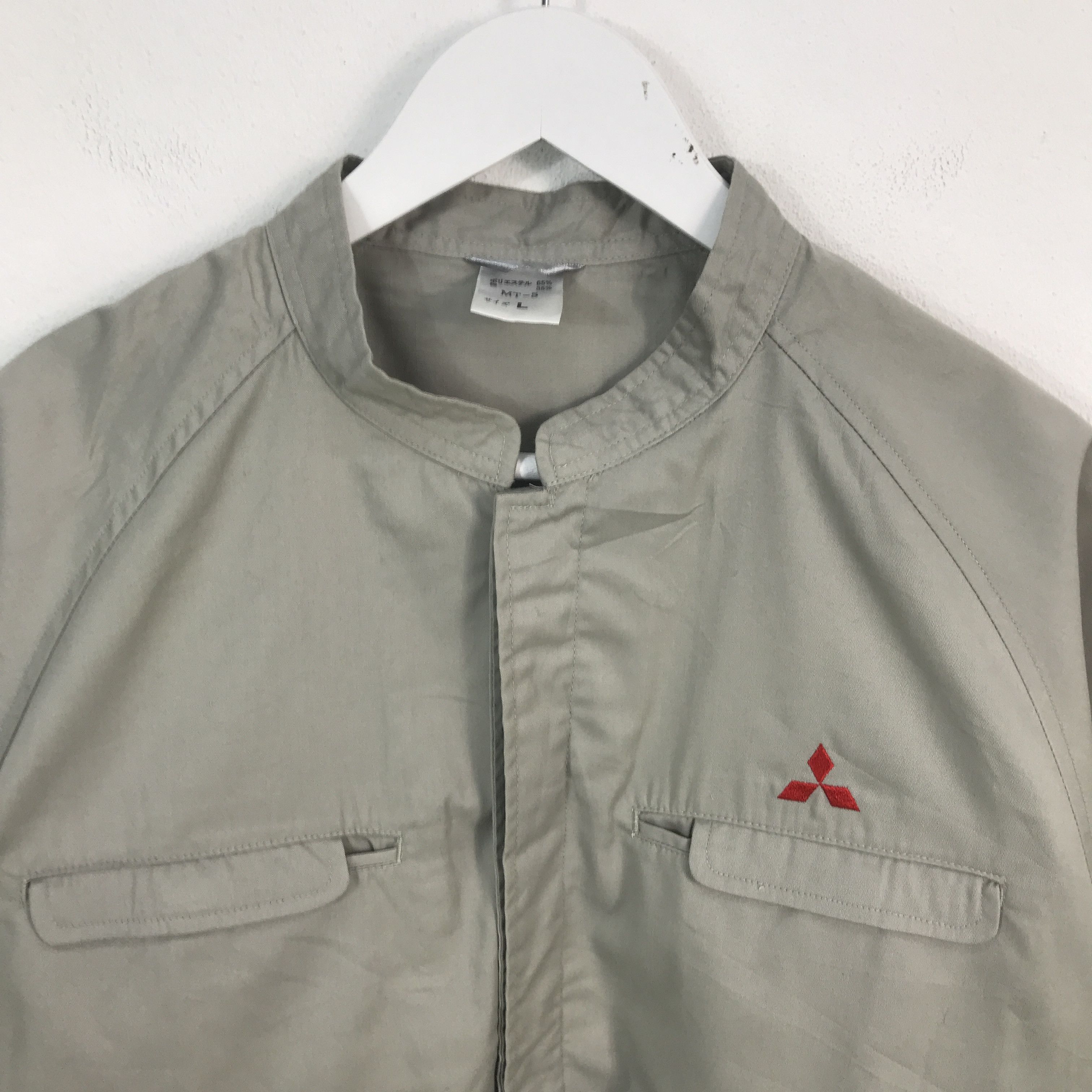 Japanese Brand Mitsubishi Embroidery Logo Worker Japan Jacket Size US L / EU 52-54 / 3 - 3 Thumbnail