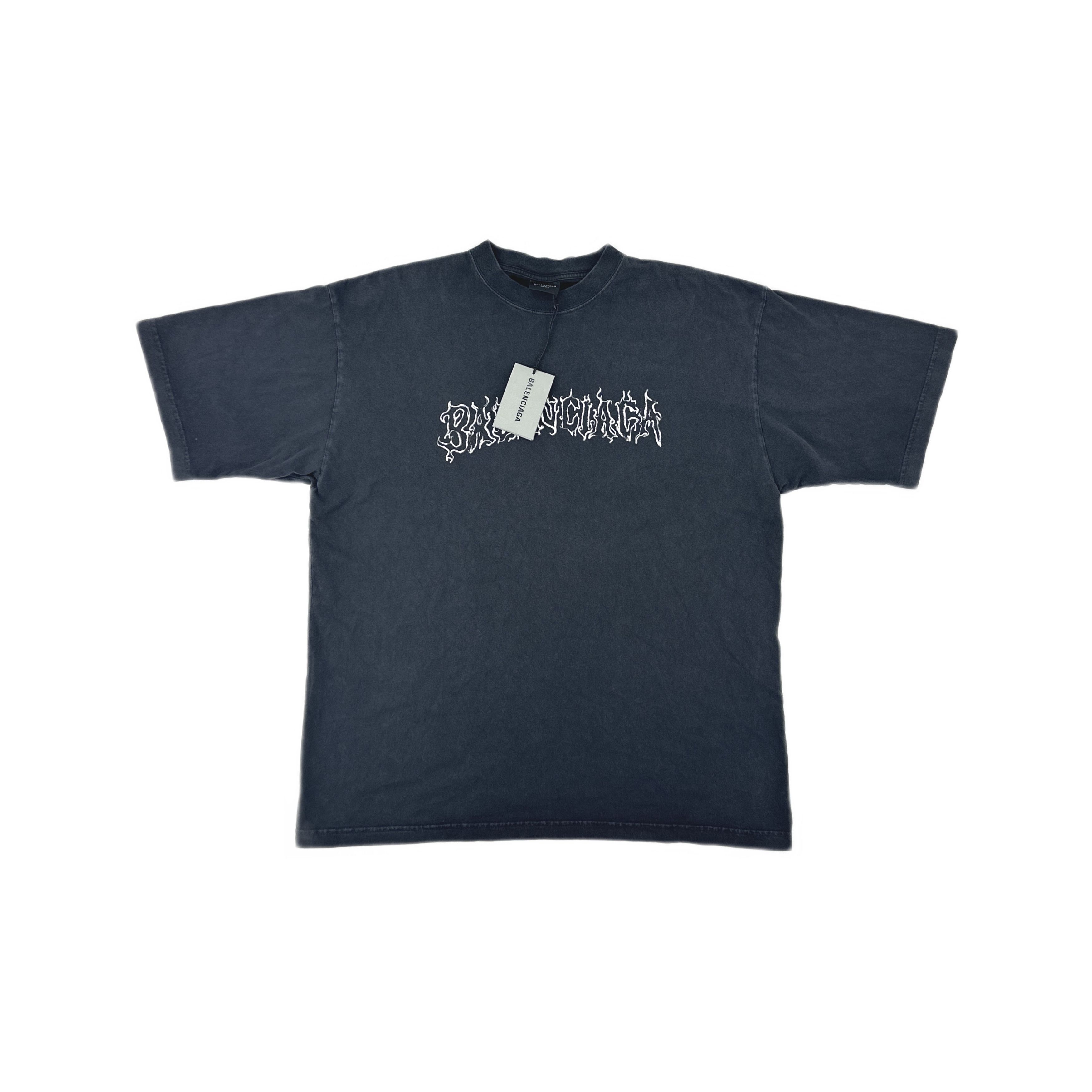 Balenciaga New Balenciaga Gothic Type T Shirt | Grailed