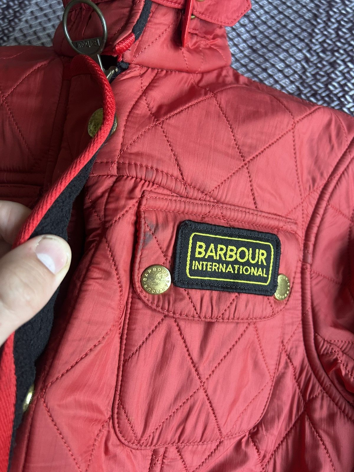Barbour × Vintage Barbour International PolarQuilt Bomber Jacket Size UK6 Size XS / US 0-2 / IT 36-38 - 8 Thumbnail