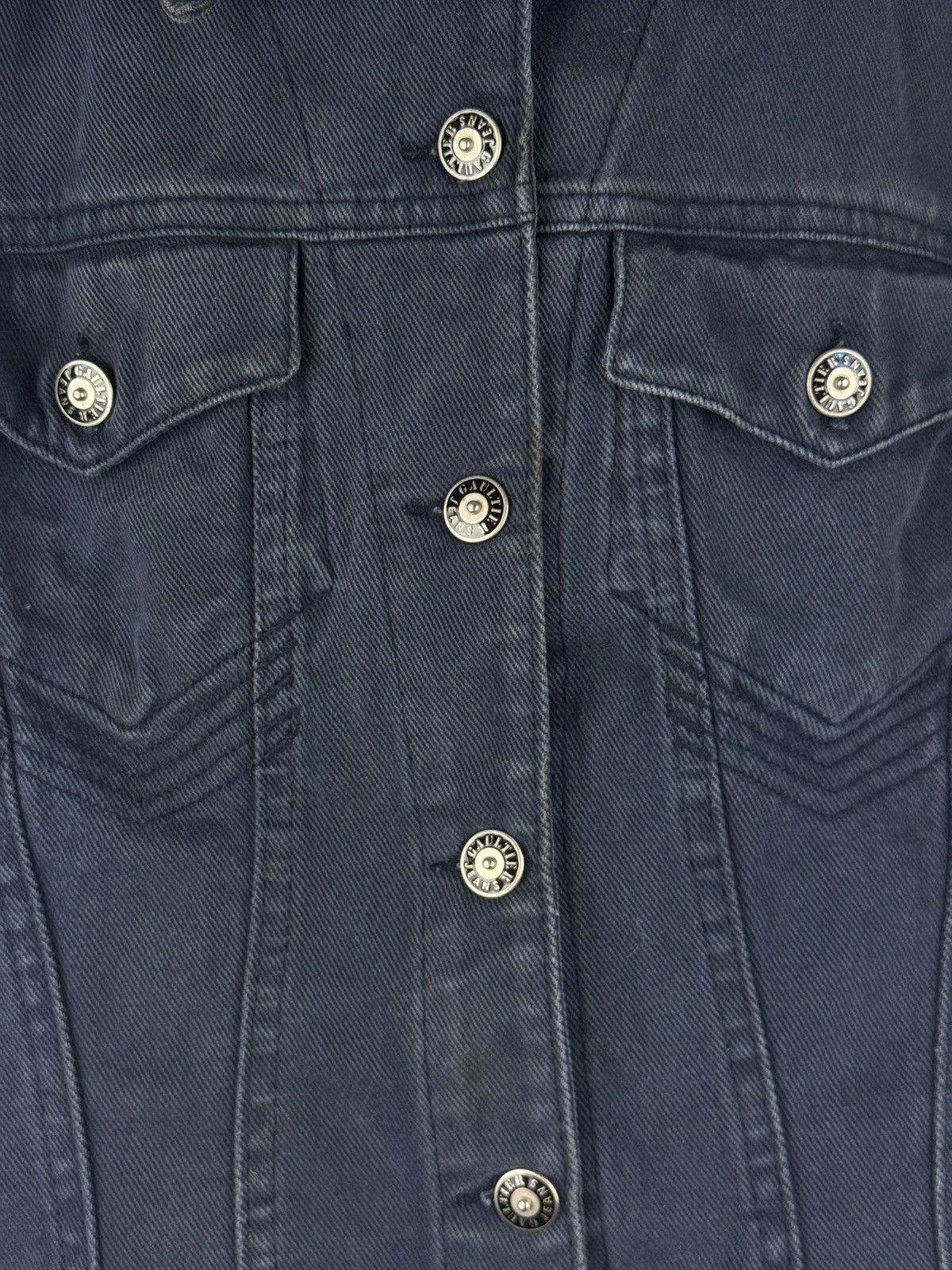 Jean Paul Gaultier JPG Jean Paul Gaultier 22 Drill Vintage 90s Vest Waistcoat Size M / US 6-8 / IT 42-44 - 9 Thumbnail