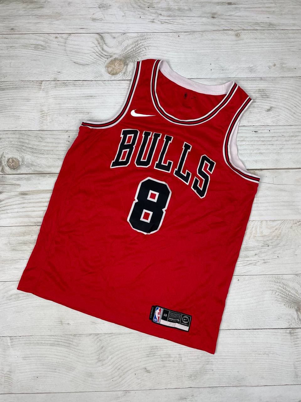 Nike Nike Chicago Bulls Lavine #8 Shirt NBA Jersey Basketball Size US L / EU 52-54 / 3 - 2 Thumbnail