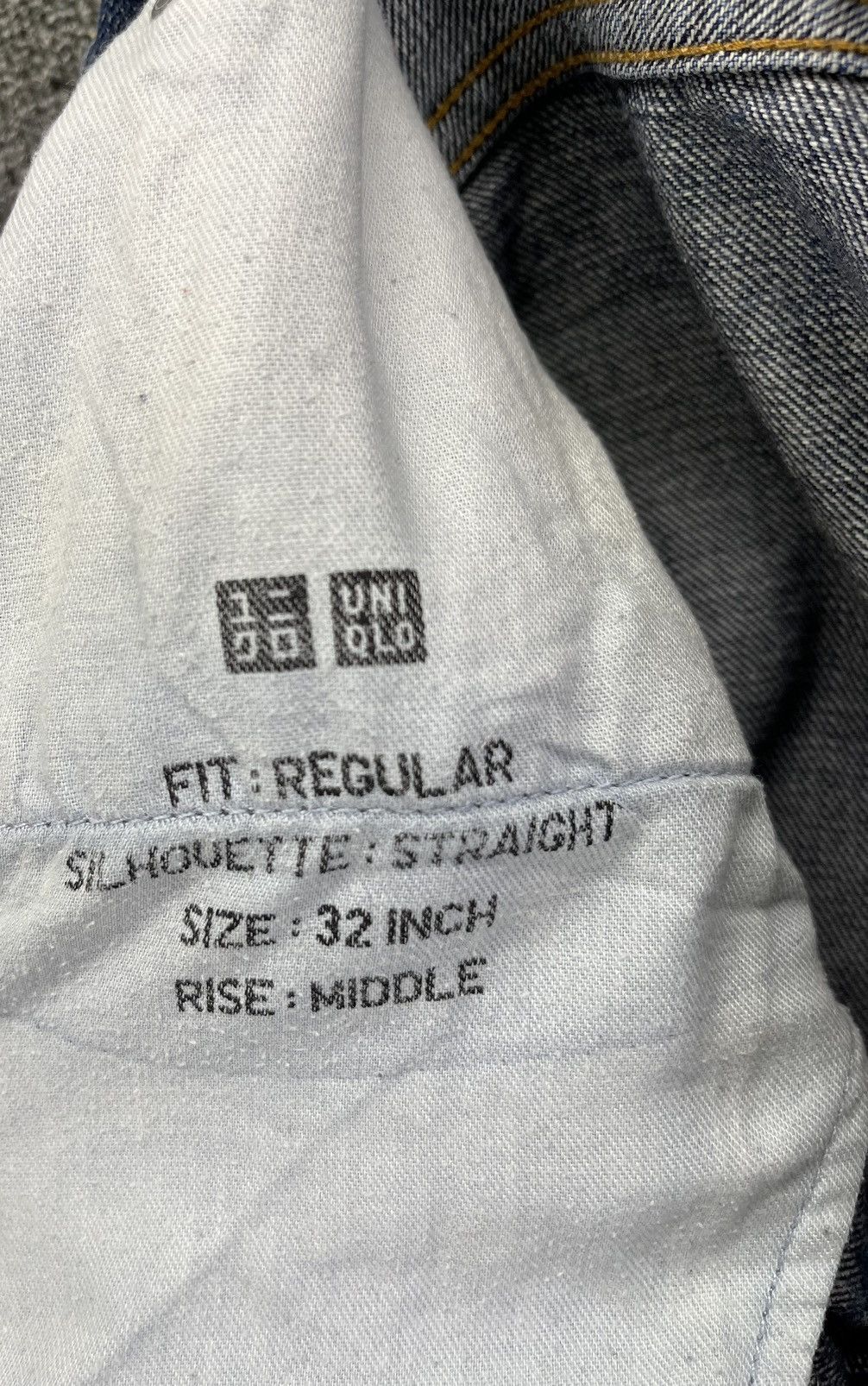 Japanese Brand Vintage Uniqlo Regular Fit Jeans Selvedge Redline Denim Pant Size US 32 / EU 48 - 5 Thumbnail
